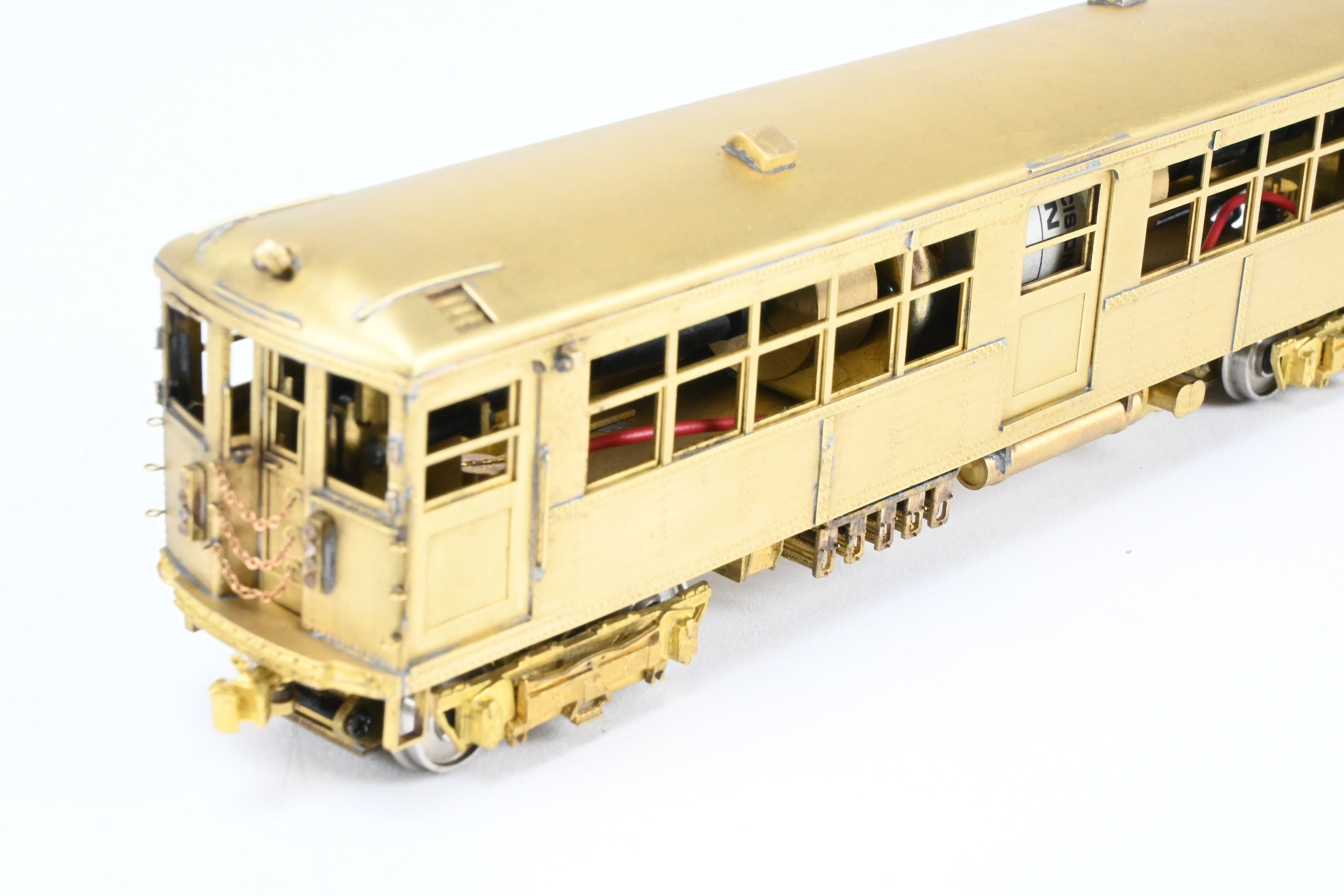 HO Scale Brass Model Train Set - MTS Imports CTA Chicago Transit Authority Modified 4001 - 4250 Series Elevated Cars Two - Car Set