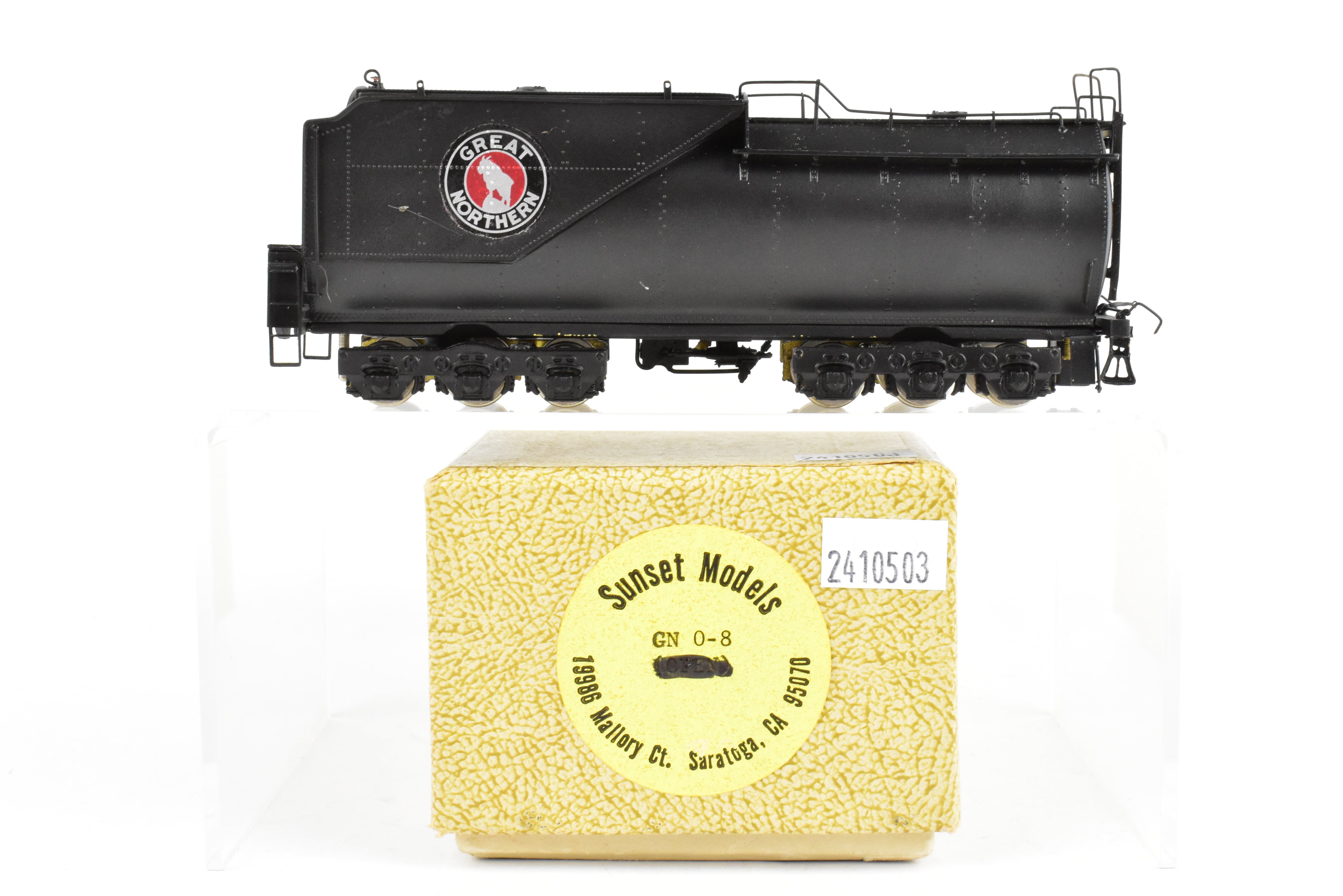 Custom Painted HO Brass Sunset Models GN Great Northern O - 8 Tender