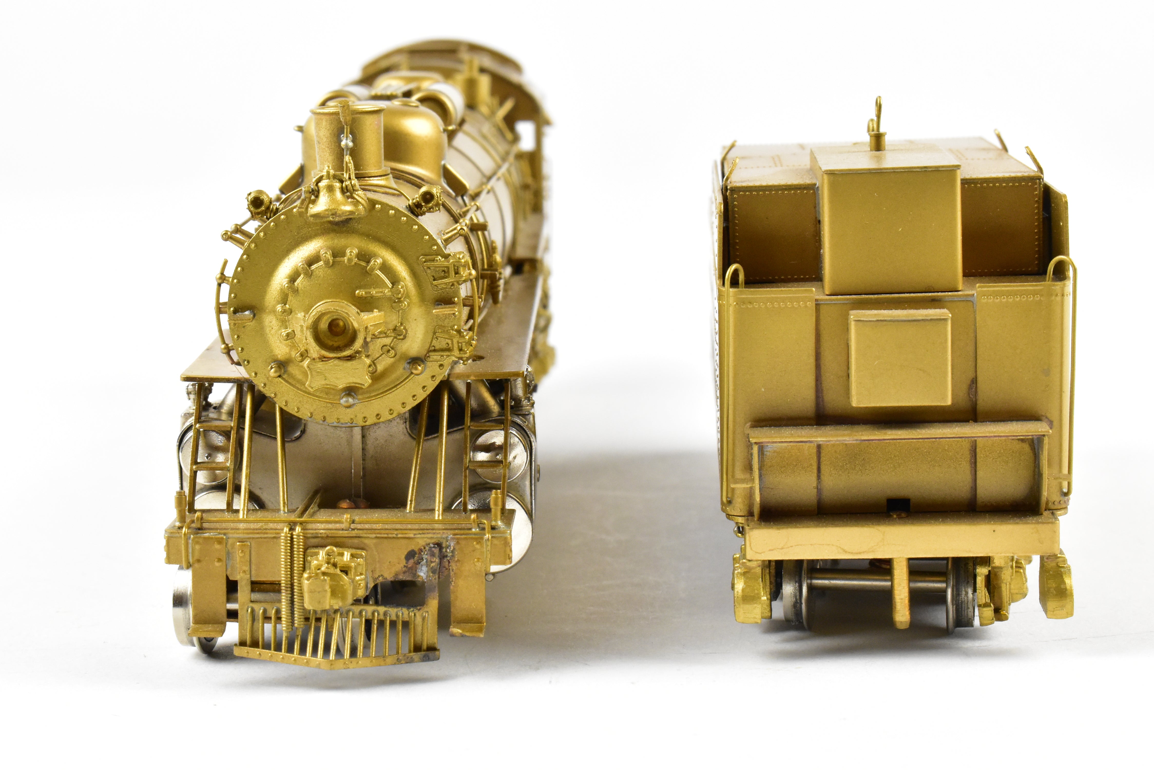 HO Scale Brass Toby PFM Frisco 4-8-2 Mountain Locomotive with Plated Cylinders