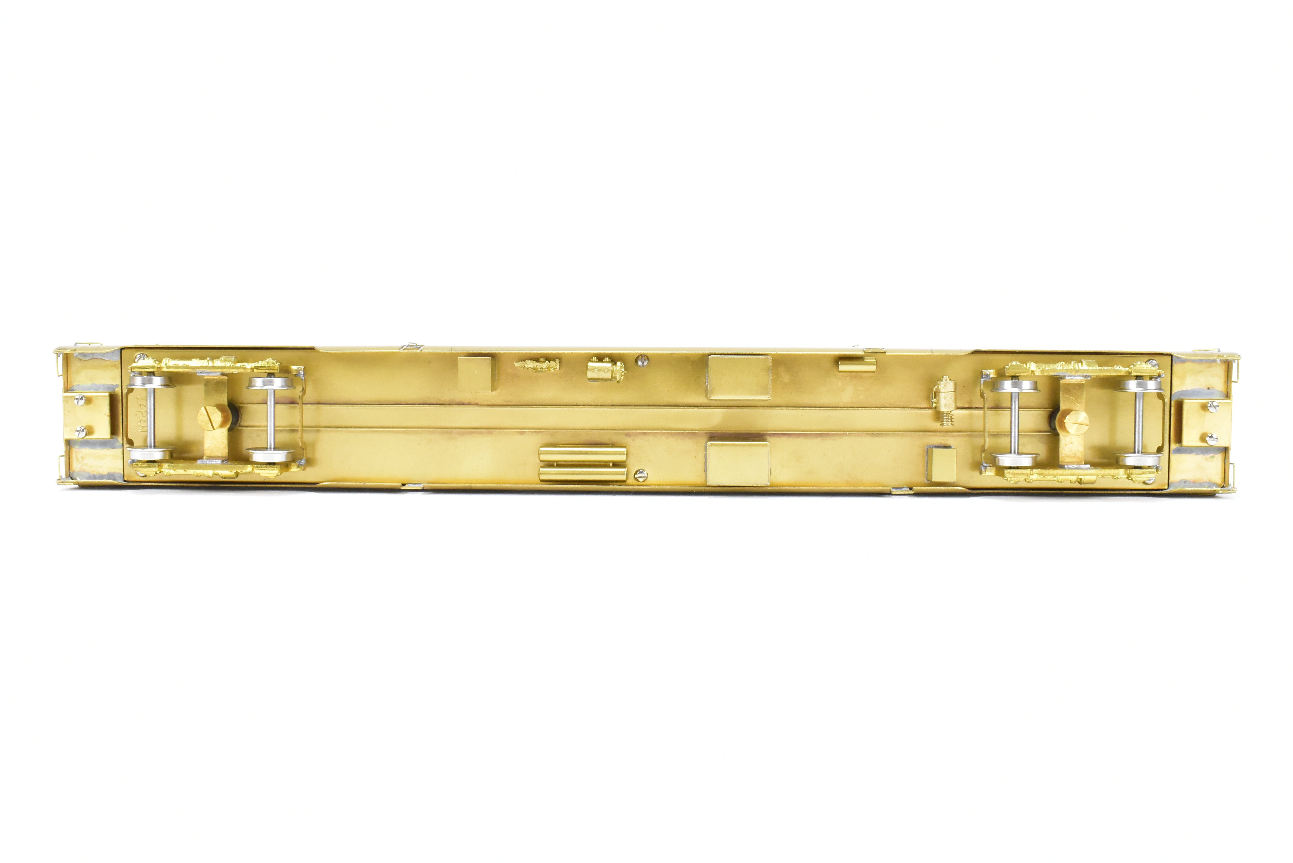 HO Brass Oriental Limited #400 Water Baggage Car with Skirts for North Coast Limited