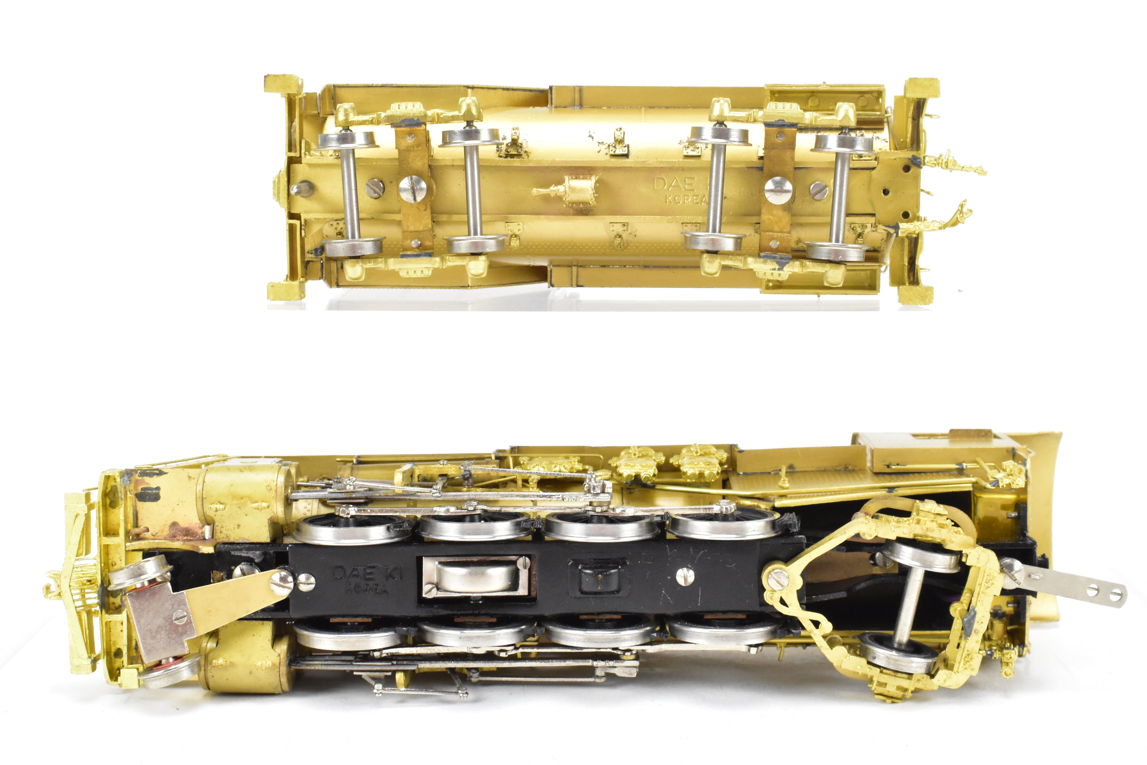 High - Quality HO Scale Brass Nickel - Plated Erie Railroad N - 1 2 - 8 - 2 Model Train by NPP - Nickel Plate Products
