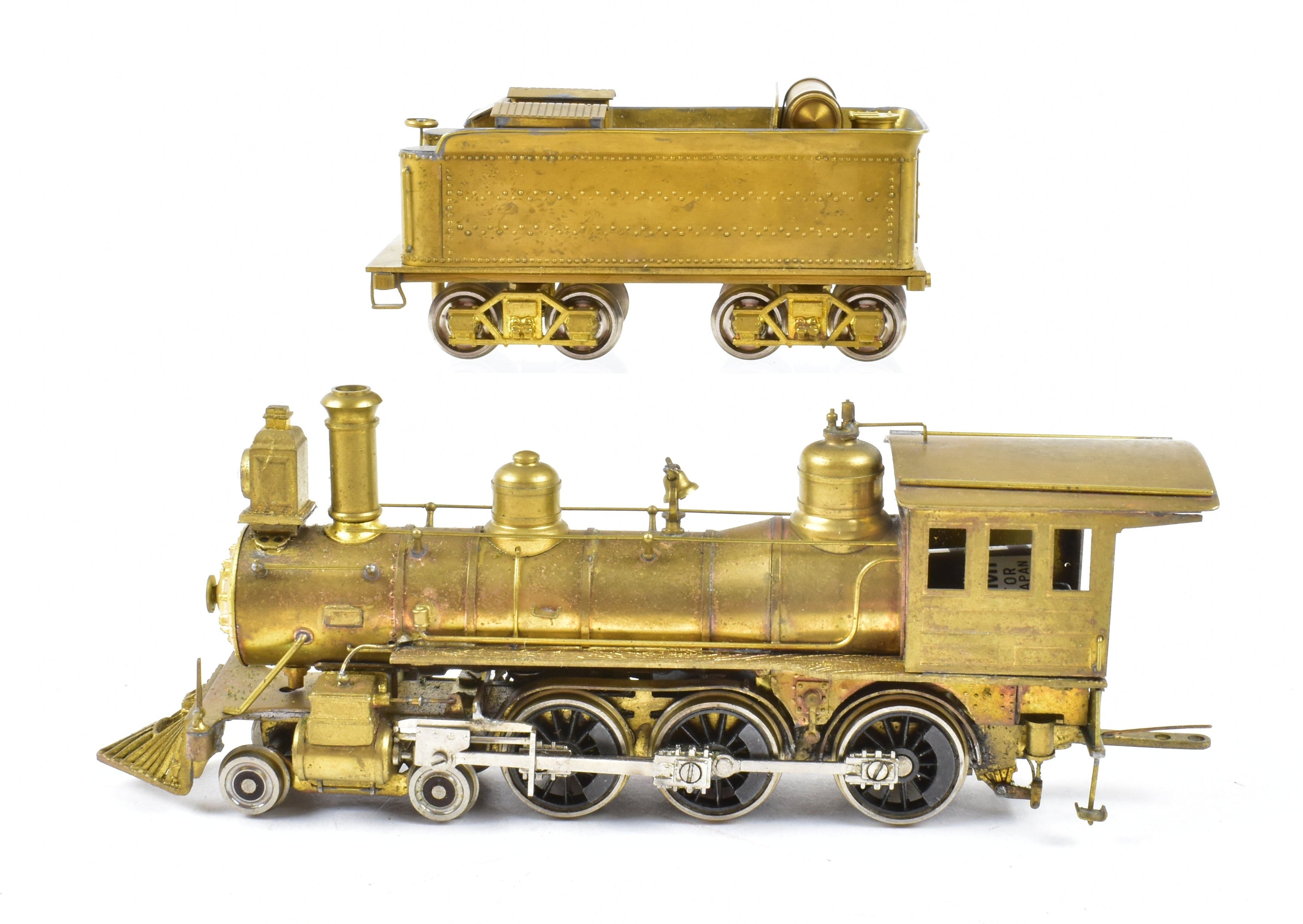 HO Scale Brass Model Train - Model Engineering Works Colorado Midland 4-6-0 Ten Wheeler Locomotive with Upgraded Drive System