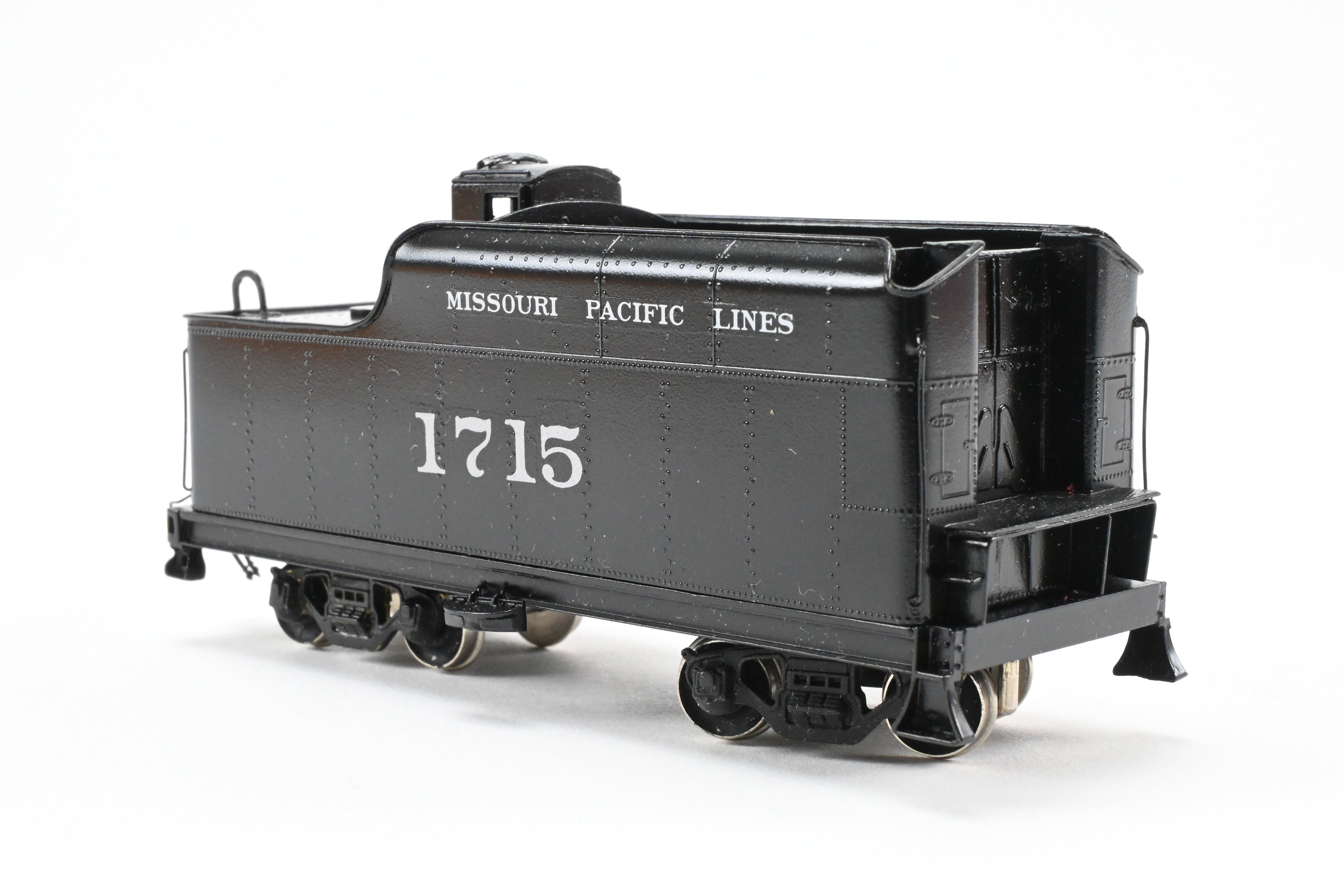 HO Scale Brass Missouri Pacific 2-10-2 Steam Locomotive Tender Model No. 1715 by Sunset Models - Tender Only