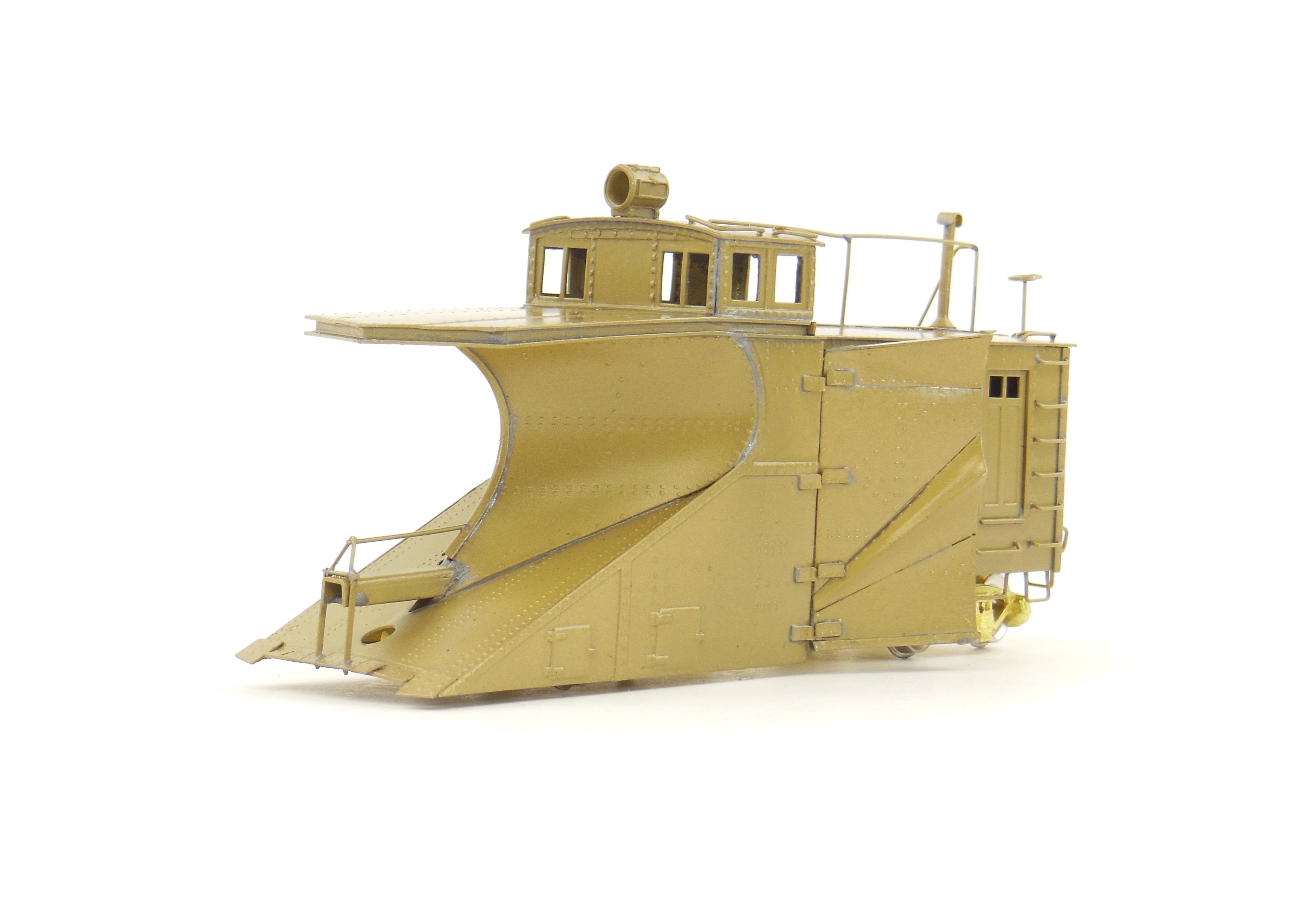HO Scale Brass New Jersey Custom Brass Various Roads Maintenance of Way (MOW) All-Steel Snow Plow Model