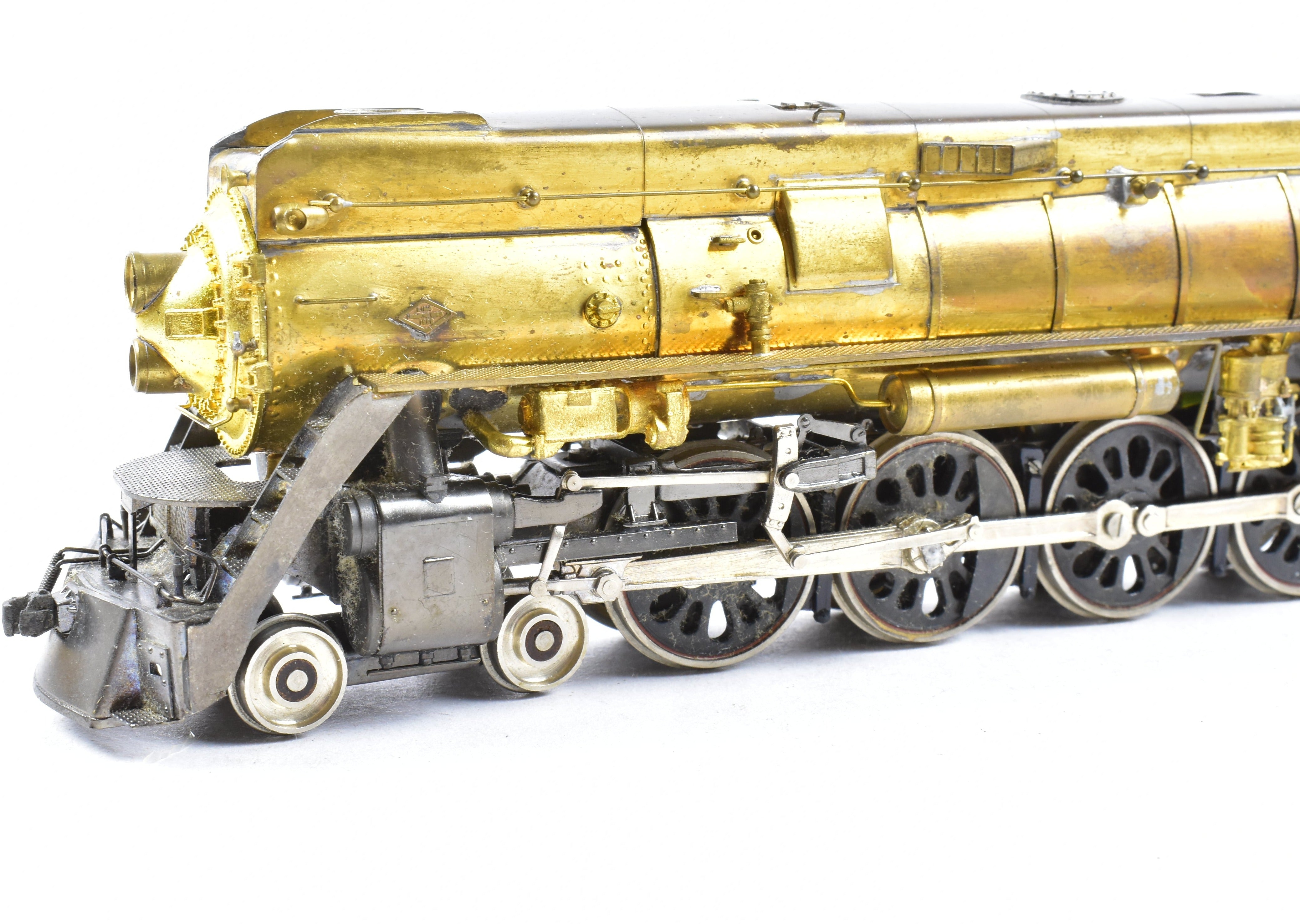 HO Scale Brass Max Gray Model Train - Southern Pacific Class GS - 4 4 - 8 - 4 De - Skirted Locomotive Replica