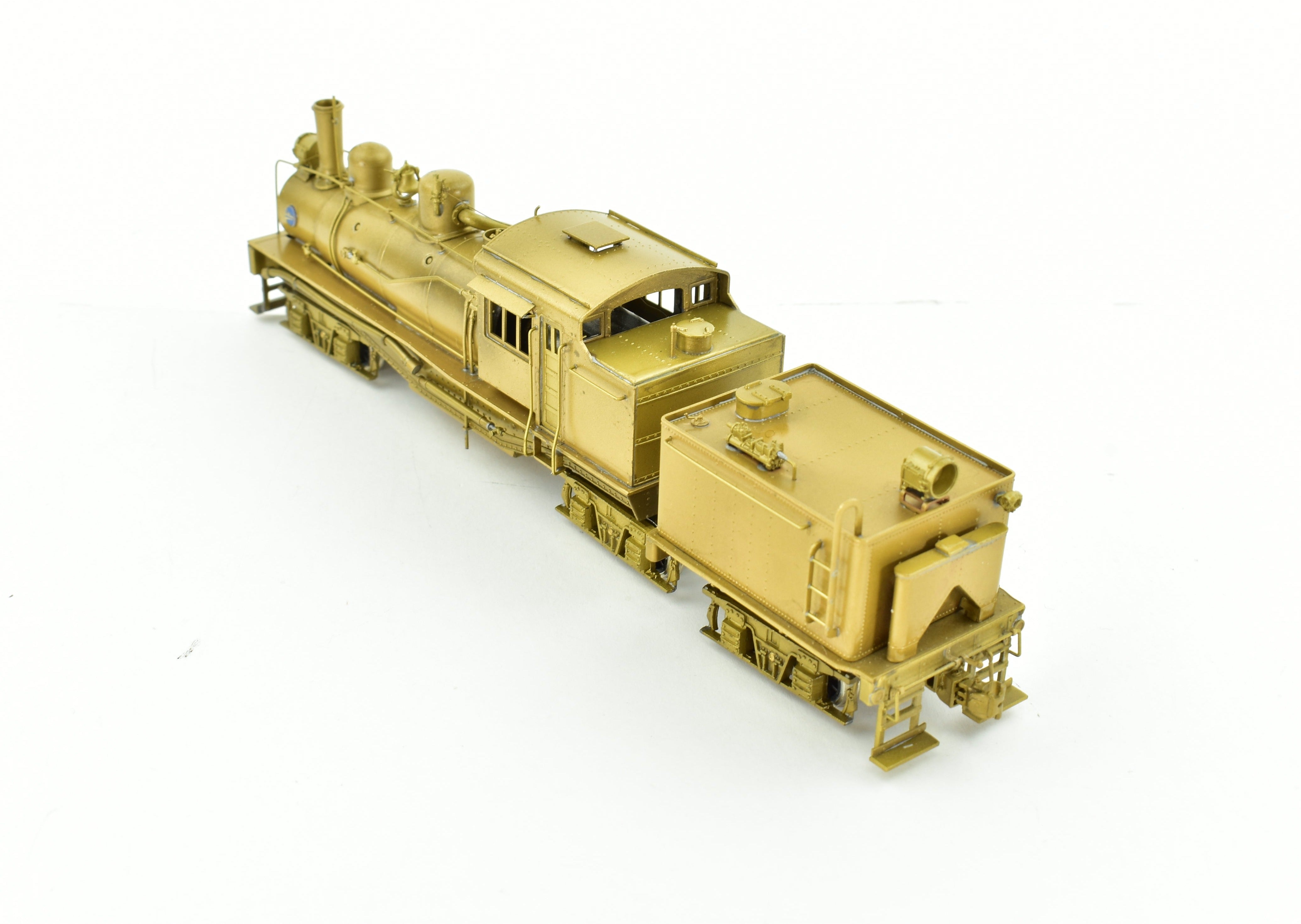 High - Quality HO Scale Brass PFM - United Geared Locomotive Model of the 3 - Truck Willamette Coos Bay Lumber Co.