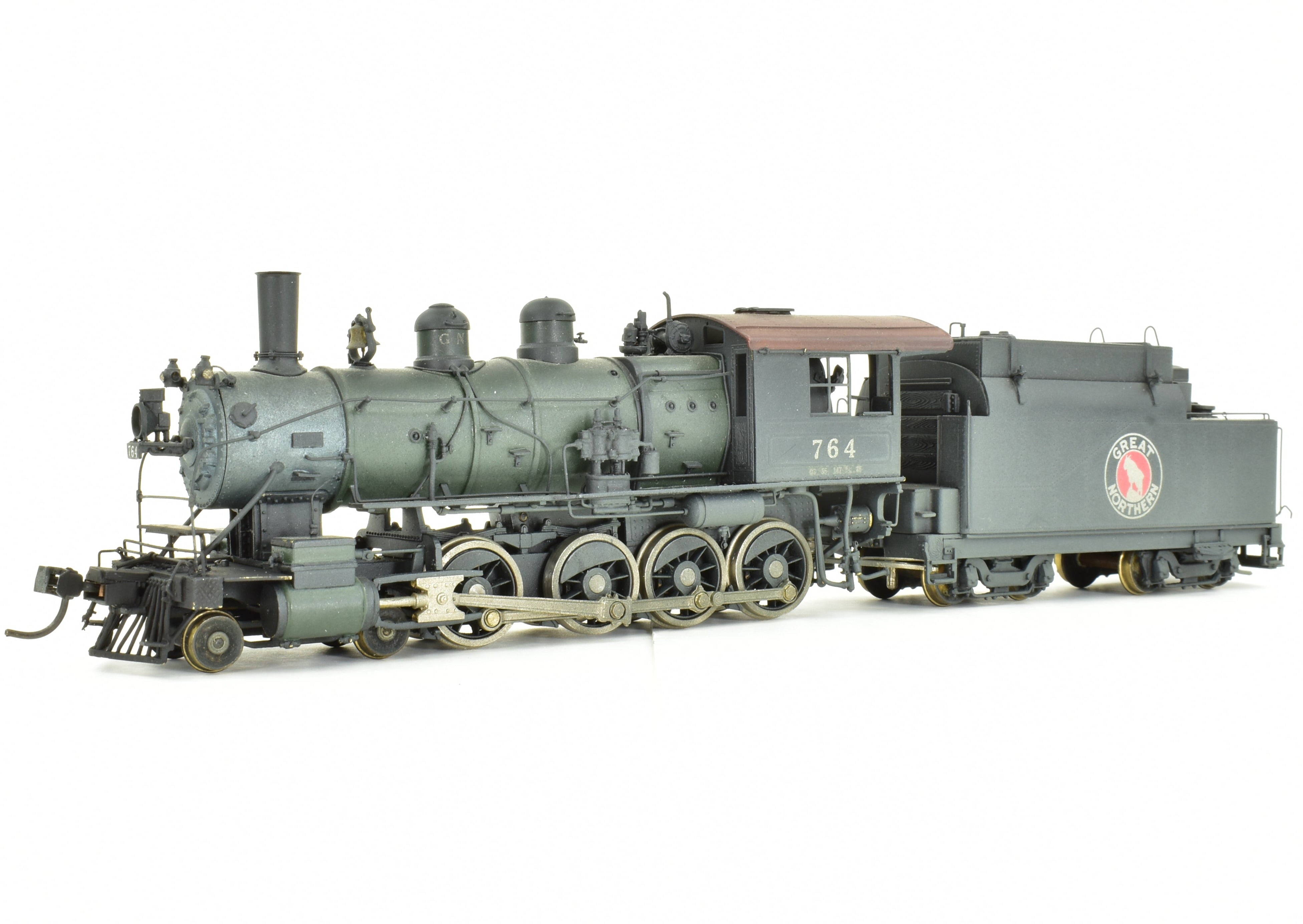 Custom Painted HO Brass Samhongsa Great Northern G - 3 Class 4 - 8 - 0 Mastodon PFM