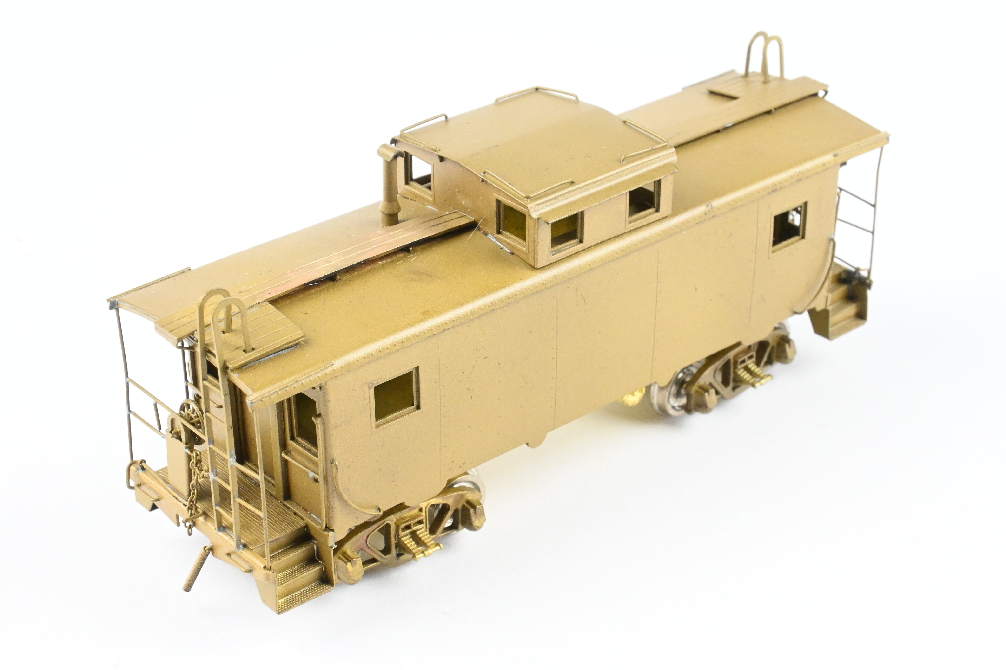 HO Scale Brass NKP - Nickel Plate Road 700 Series Steel Caboose with Custom Trucks