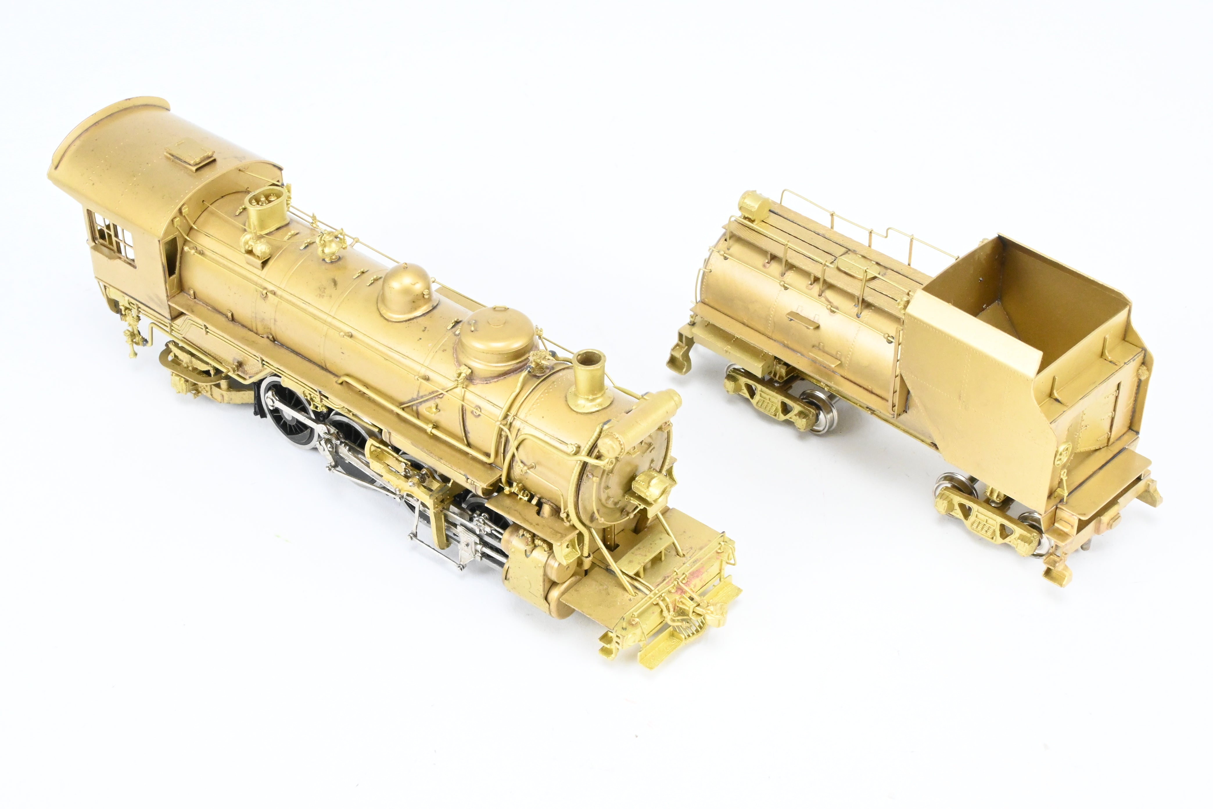 HO Scale Brass Nickel Plate Products (NPP) Erie Railroad N-1 Class 2-8-2 Mikado Steam Locomotive Model - Version 2