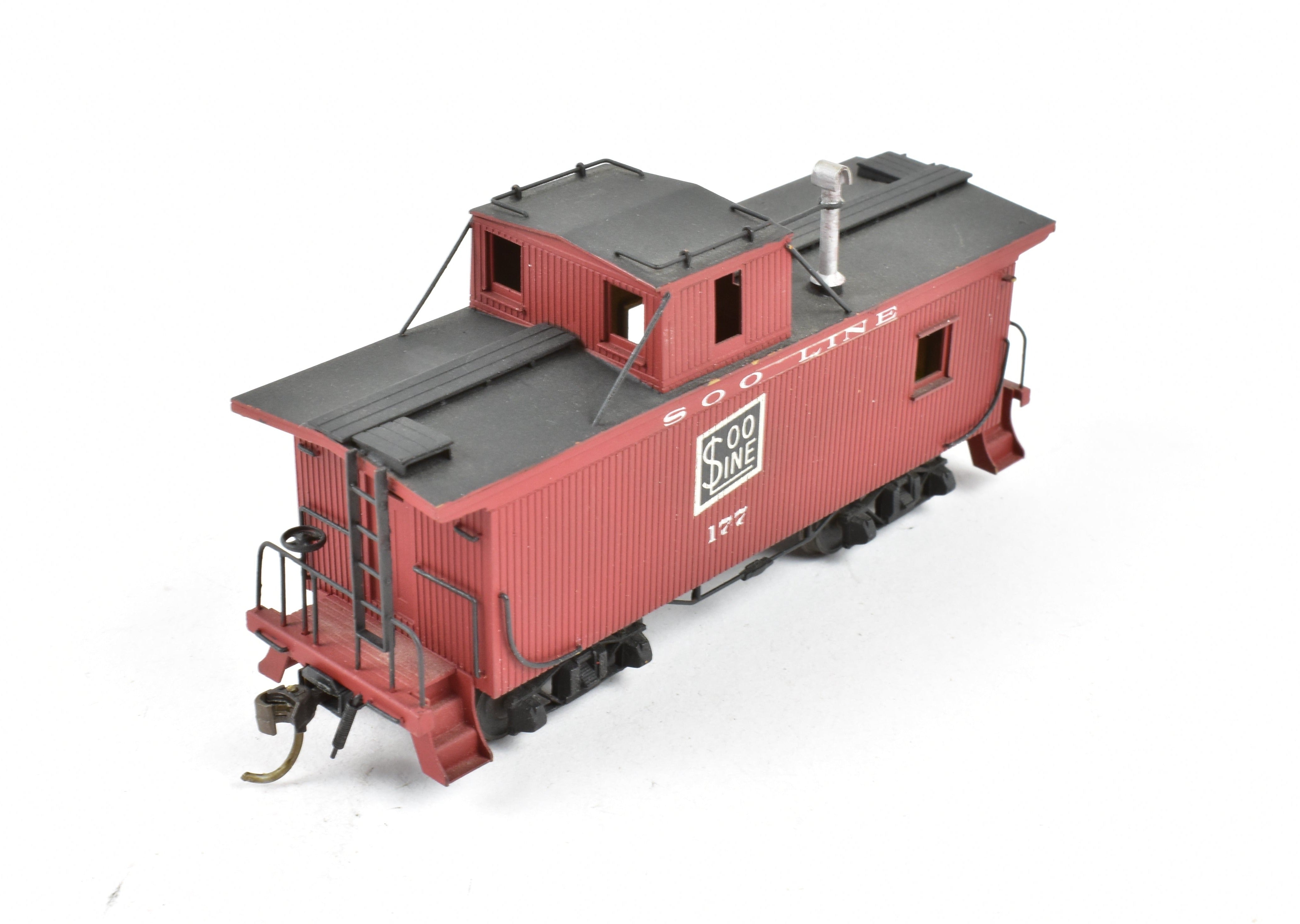 Custom Painted HO Scale Brass NPP Soo Line Caboose from 1972
