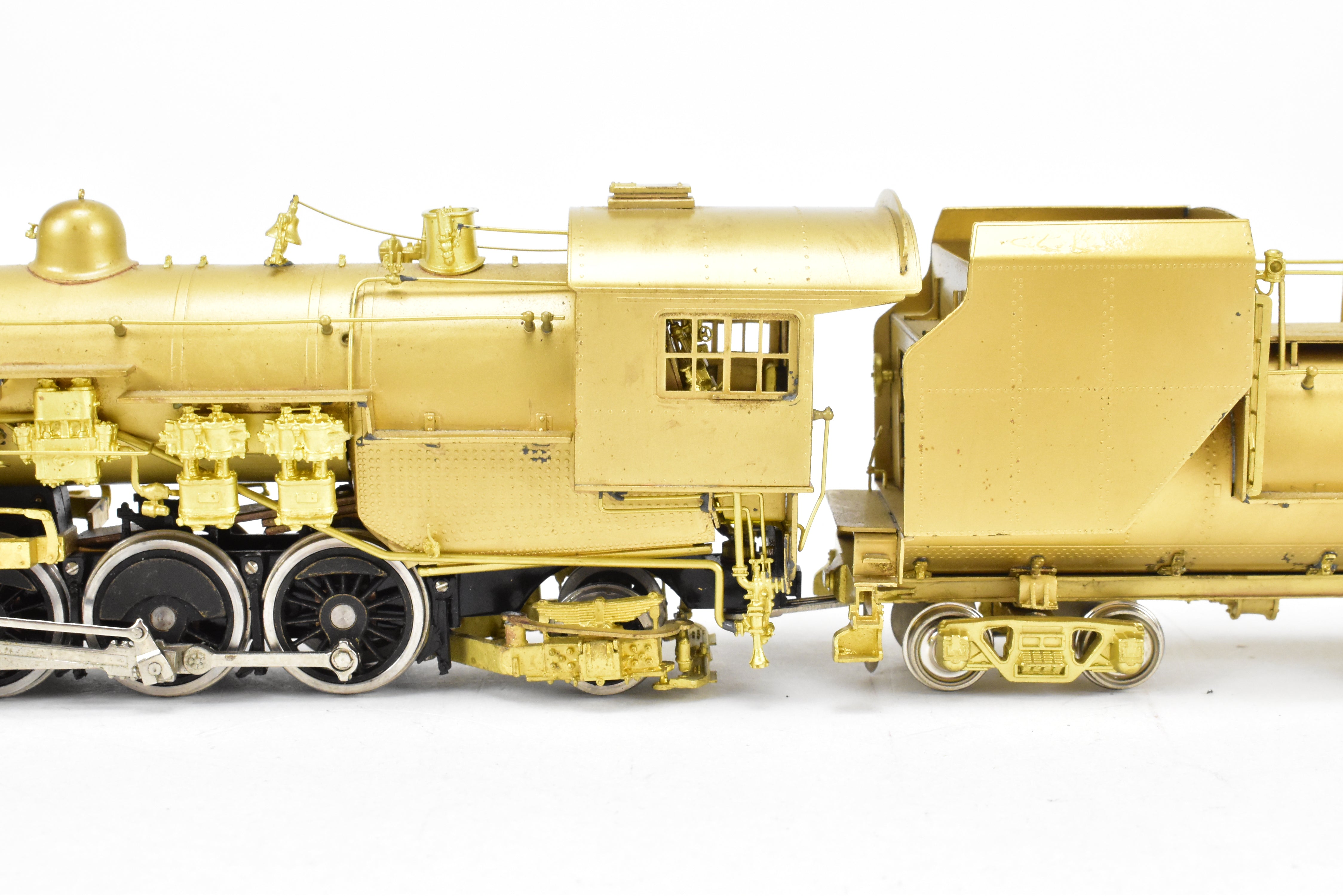 High - Quality HO Scale Brass Nickel - Plated Erie Railroad N - 1 2 - 8 - 2 Model Train by NPP - Nickel Plate Products