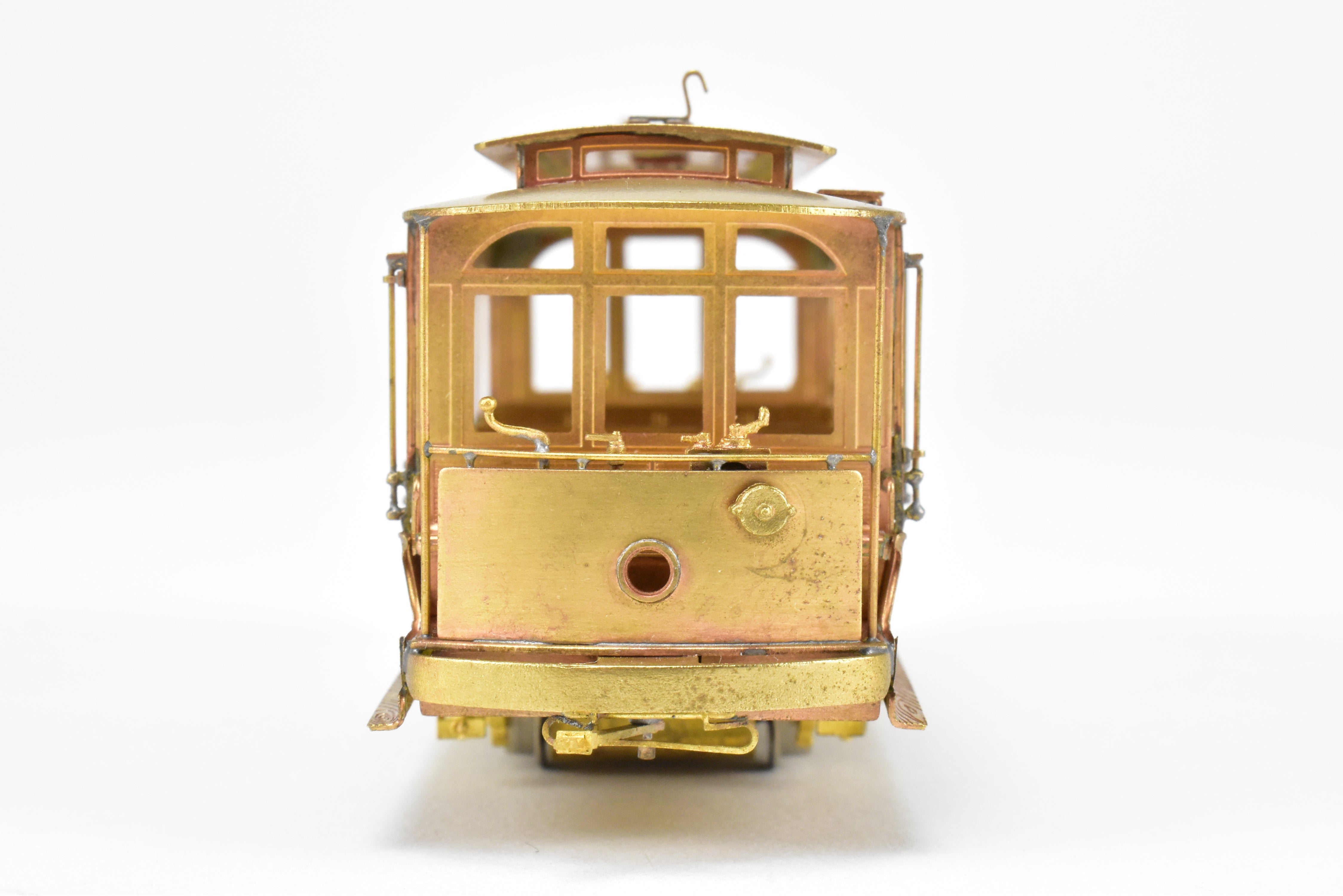 HO Scale Brass MTS Imports Various Roads Brill 10 Bench Open Trolley Model for Model Train Enthusiasts