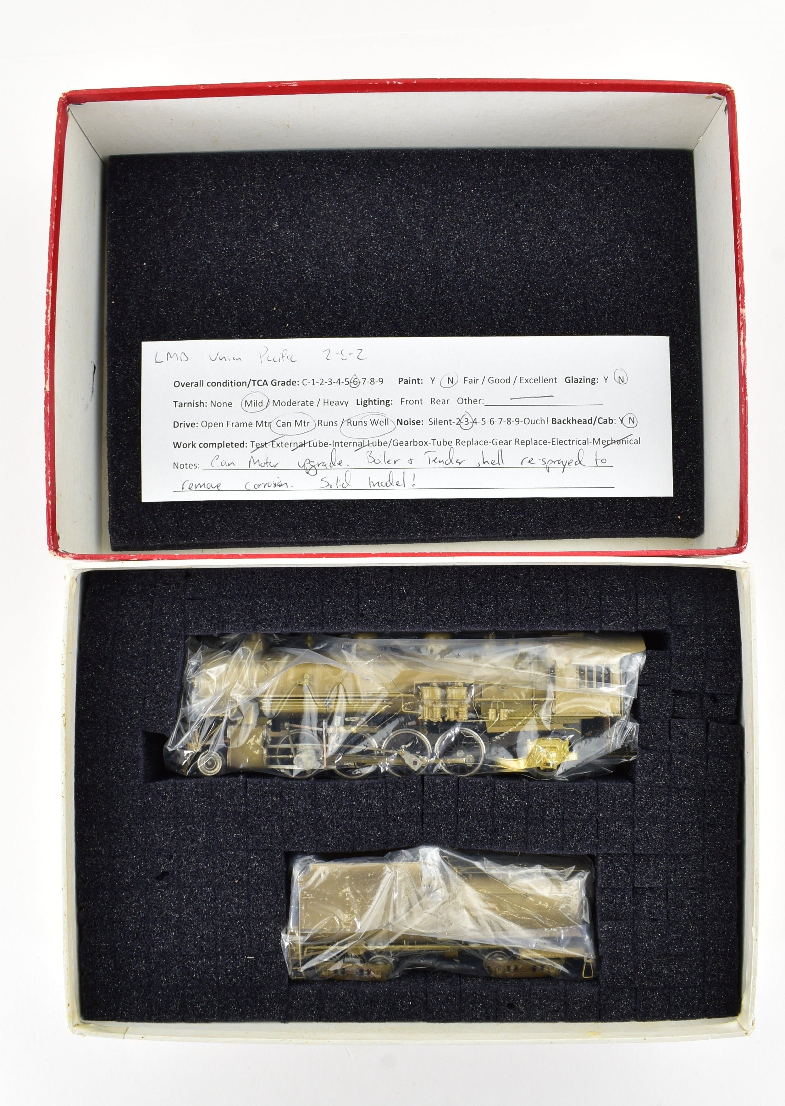 HO Scale Brass LMB Union Pacific MK - 7 2 - 8 - 2 Mikado Model