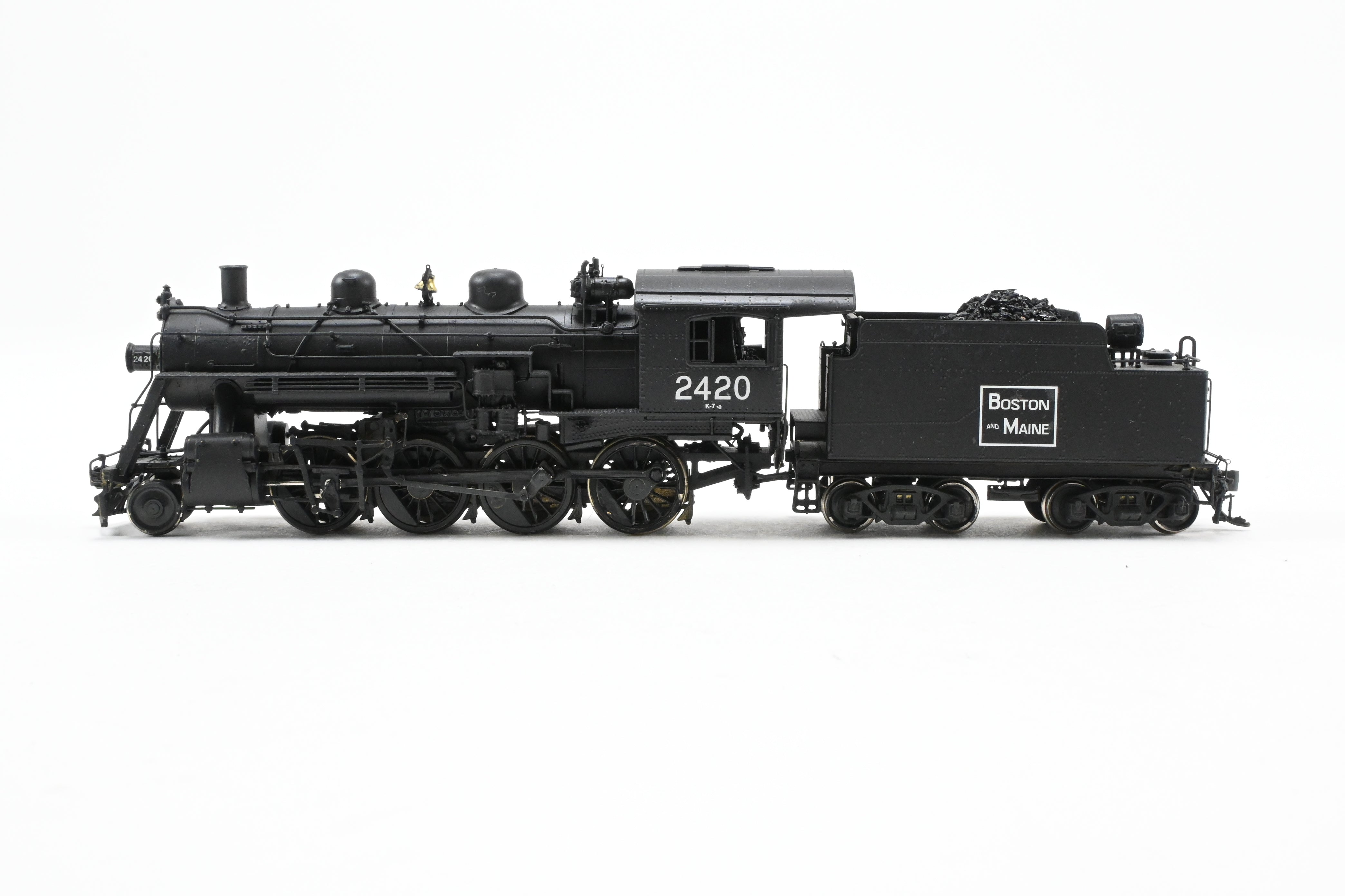 HO Brass NERS Boston & Maine Class K - 7A 2 - 8 - 0 No. 2420 Model Train
