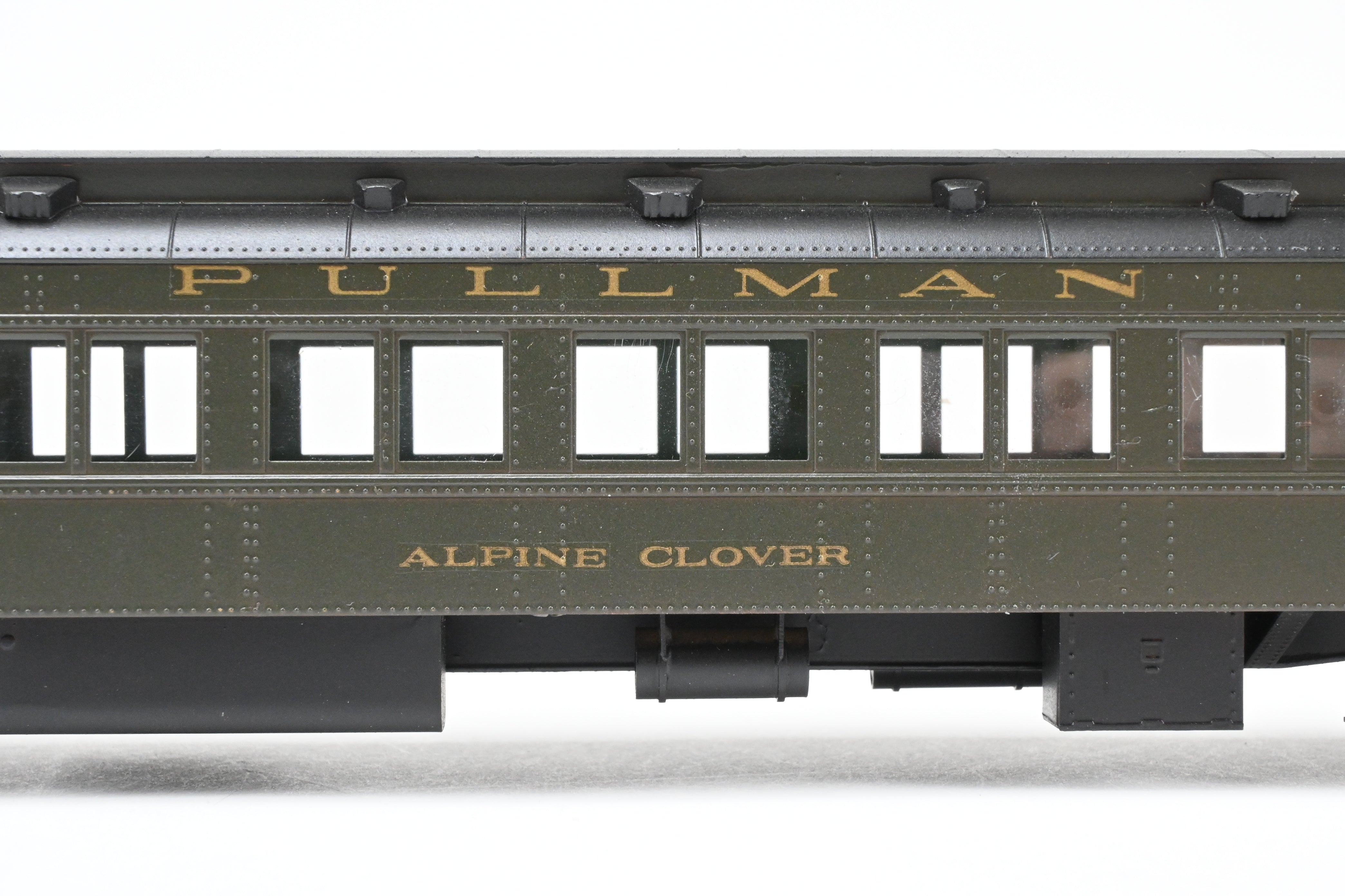 HO Scale Brass Soho Pullman Sleeper Model of Various Roads - Denver & Rio Grande Western Alpine Clover with 14 - Section HW Design