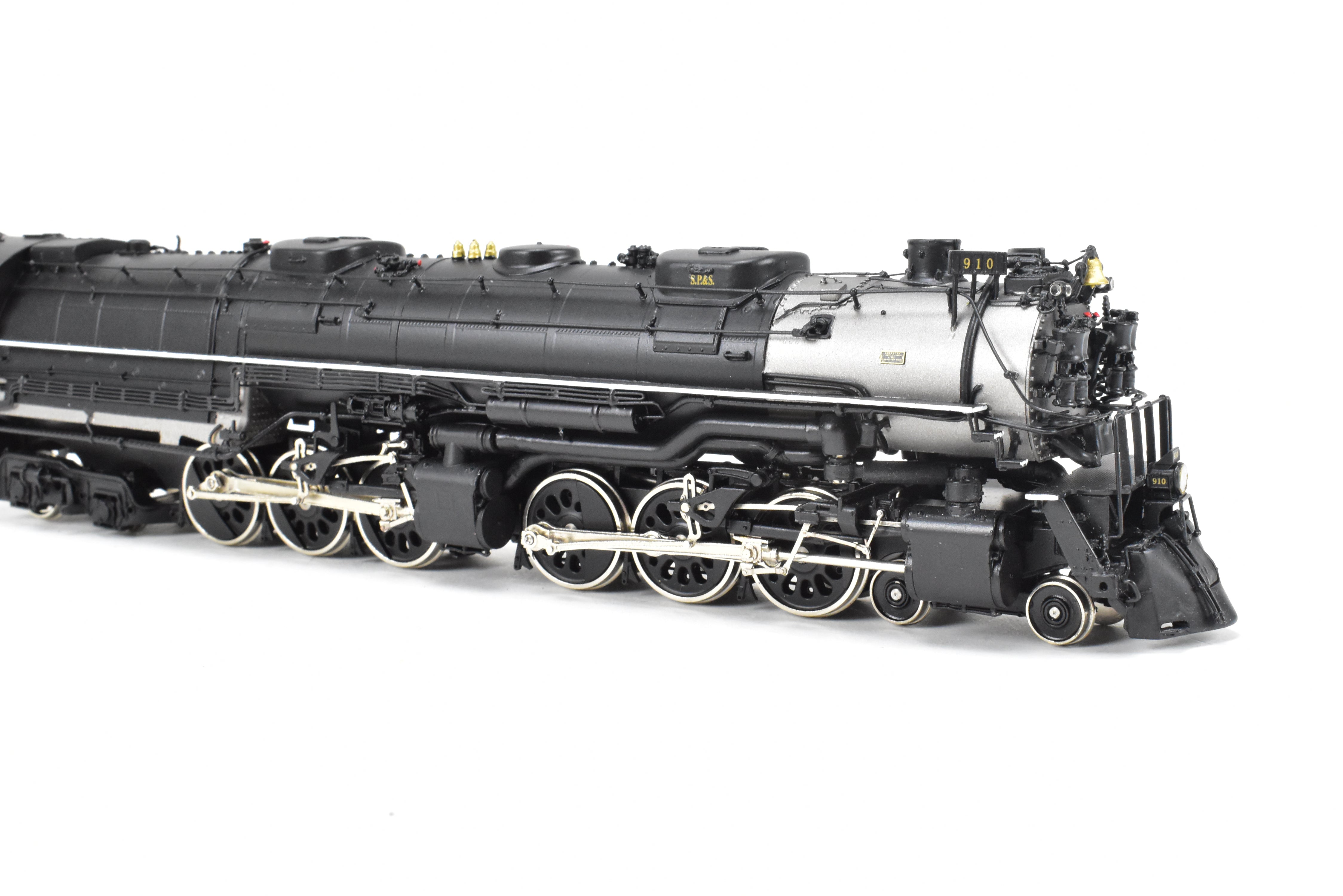 HO Scale Brass Model Train - Sunset Models SP&S (Spokane, Portland & Seattle) Z - 8 4 - 6 - 6 - 4 Challenger FP No. 910 with QSI DCC and Sound Function