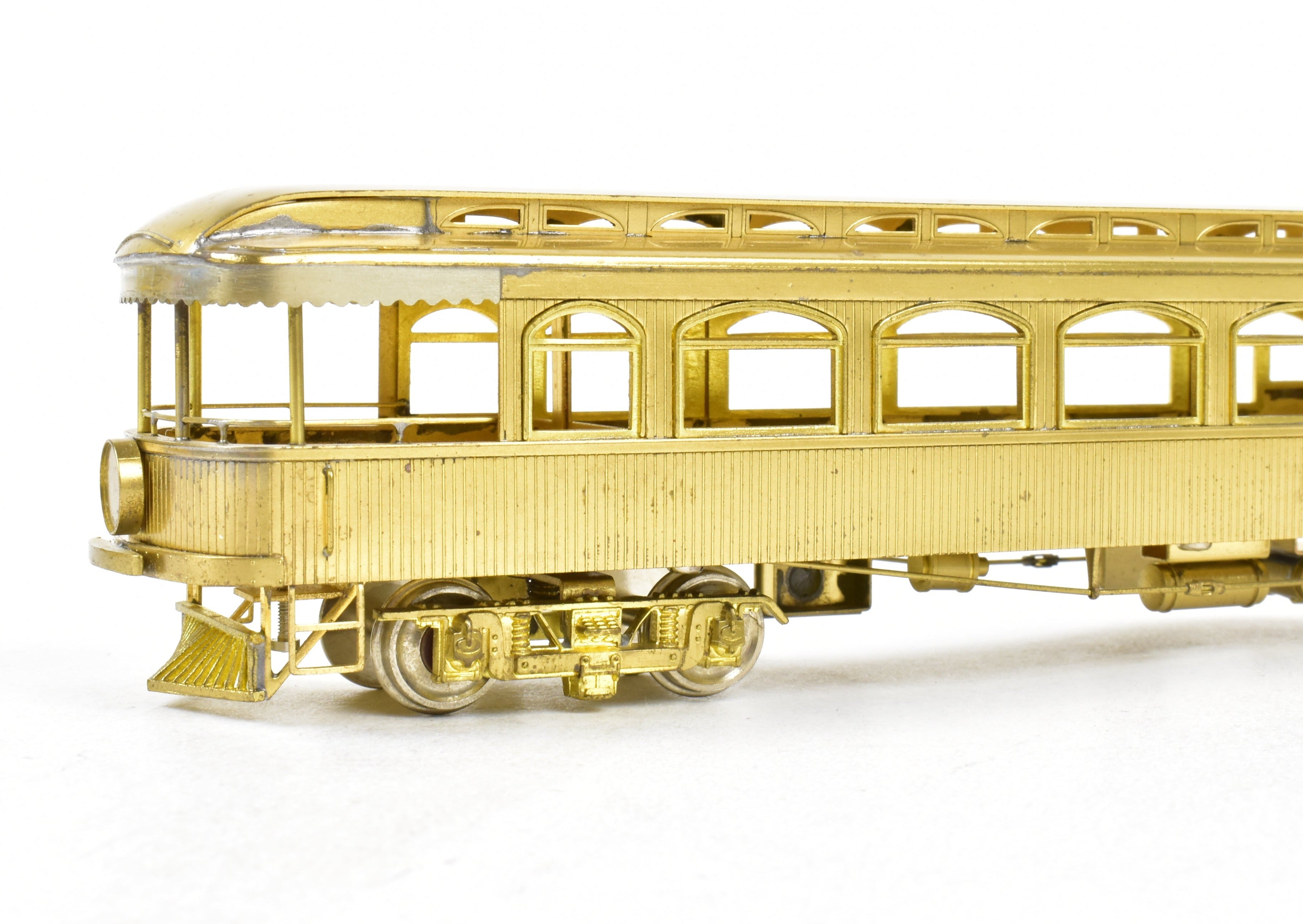 HO Scale Brass Suydam Sacramento Northern Niles Wood Interurban Parlor Car Model - Bidwell Version