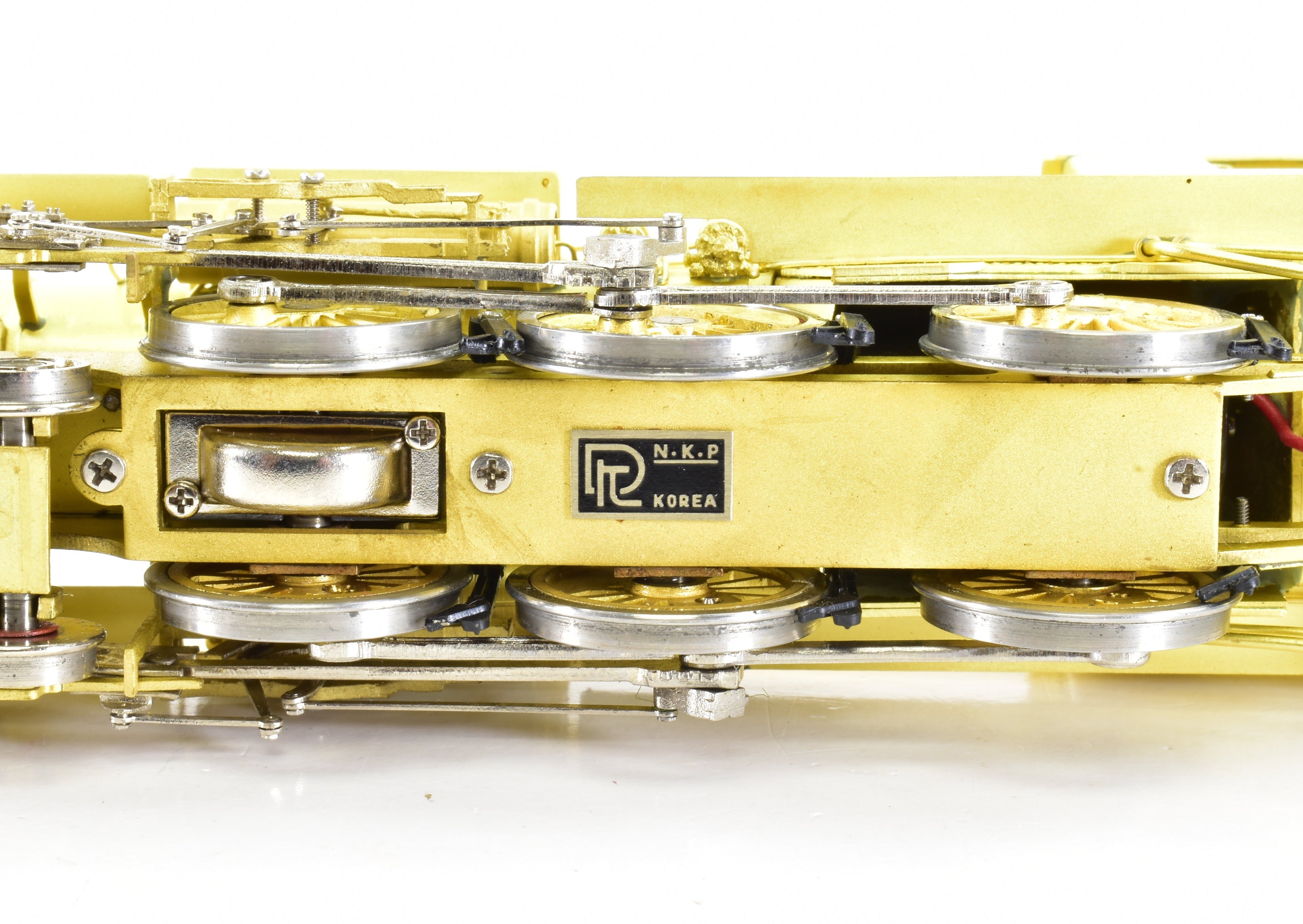 HO Scale Brass Nickel - Plated Steam Locomotive Model: New York Ontario & Western Class E 4 - 6 - 0 by Nickel Plate Products