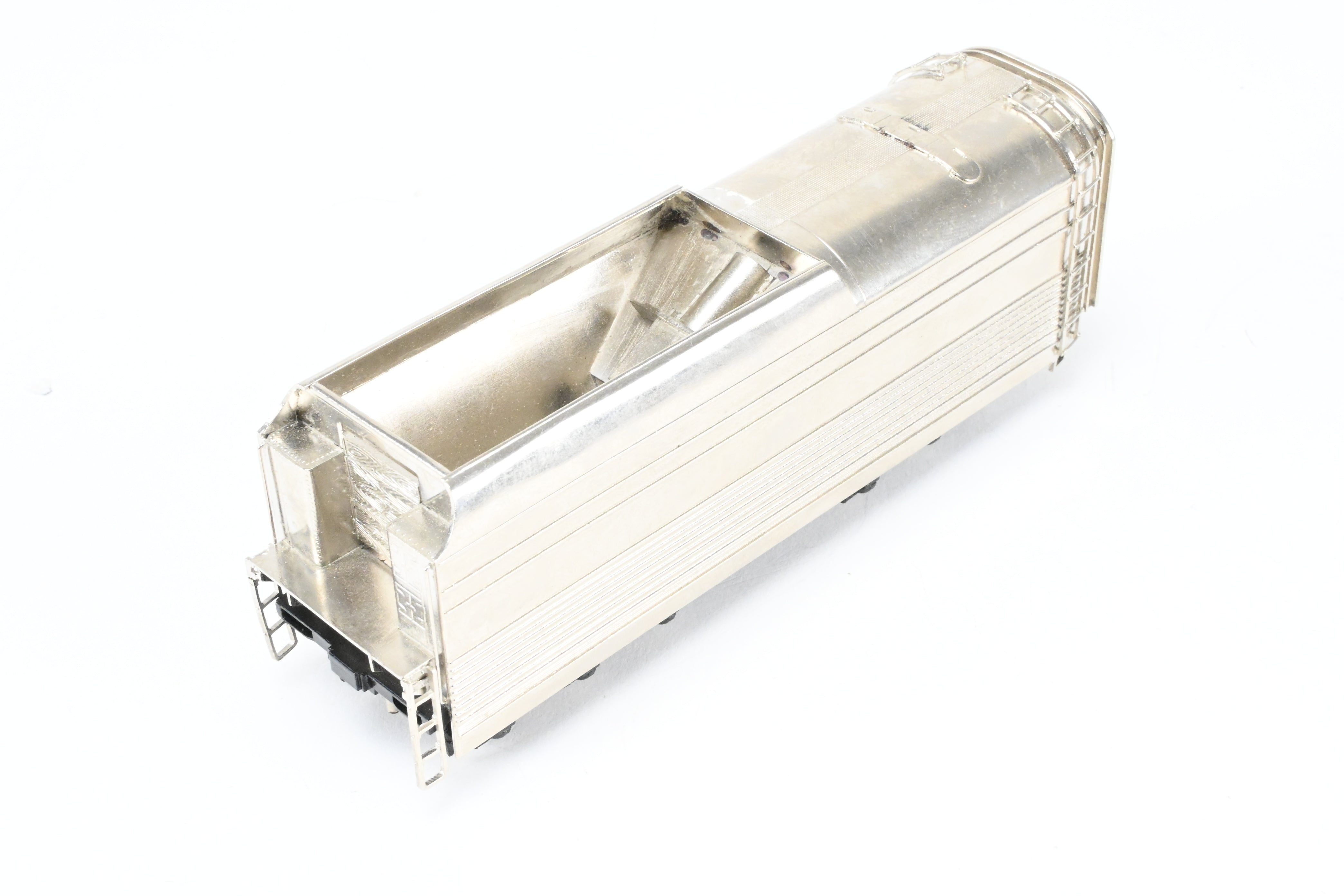 HO Scale Brass NPP Nickel - Plated Tender for CB&Q Burlington Route 4 - 6 - 4