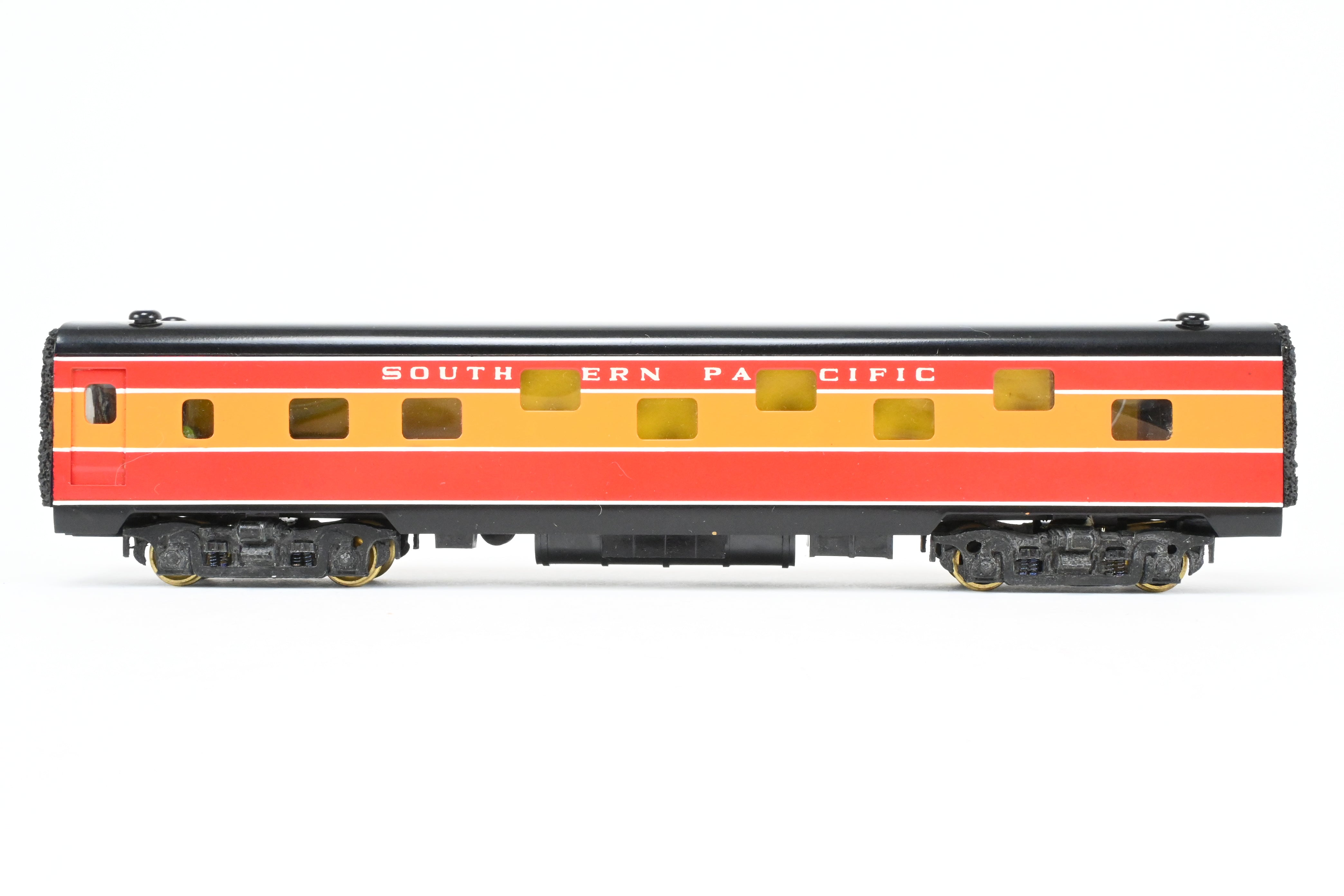 HO Scale Brass Passenger Car Model - Tenshodo SP Southern Pacific Sleeper Flush Side Factory - Painted Daylight Design