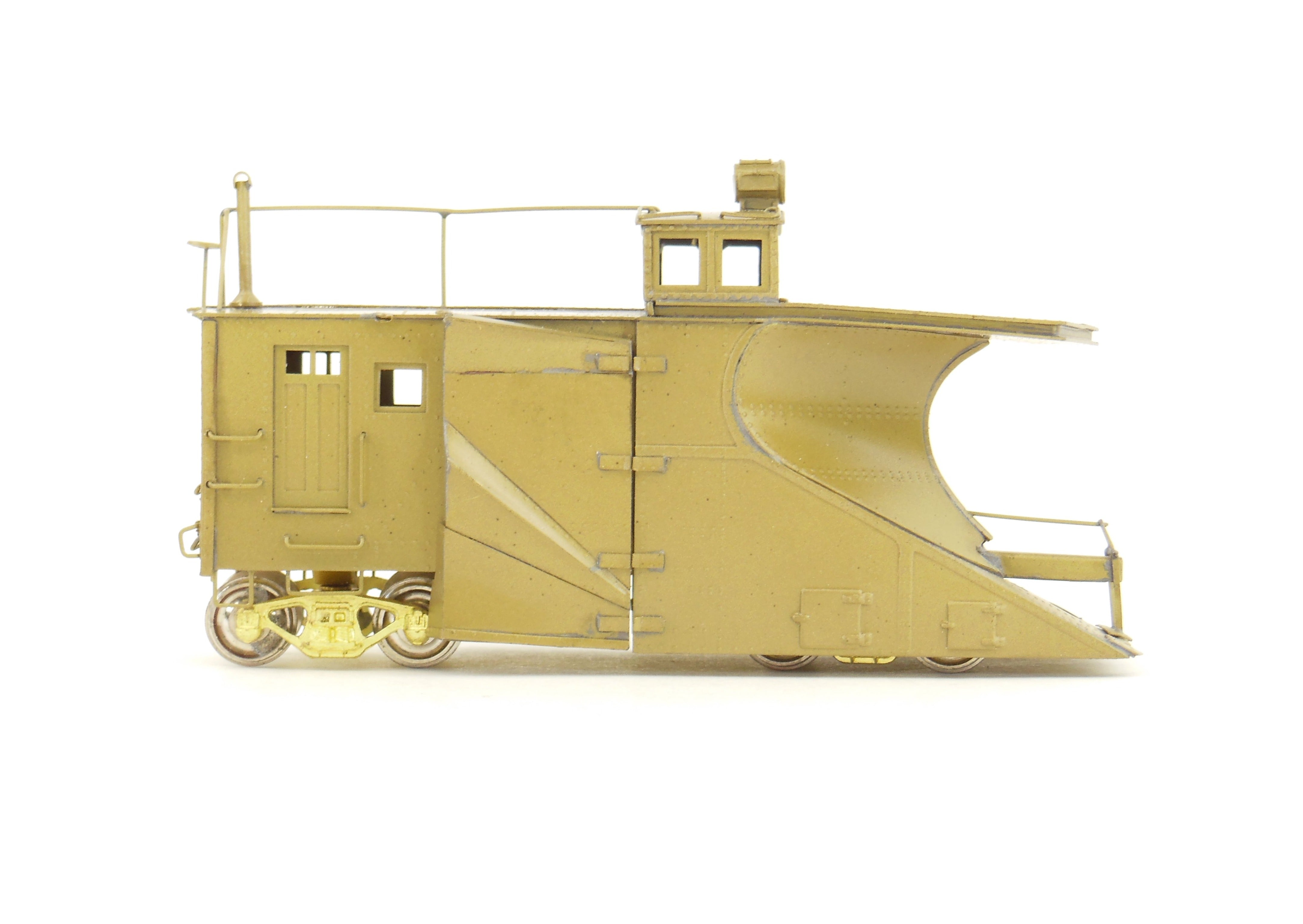 HO Scale Brass New Jersey Custom Brass Various Roads Maintenance of Way (MOW) All-Steel Snow Plow Model