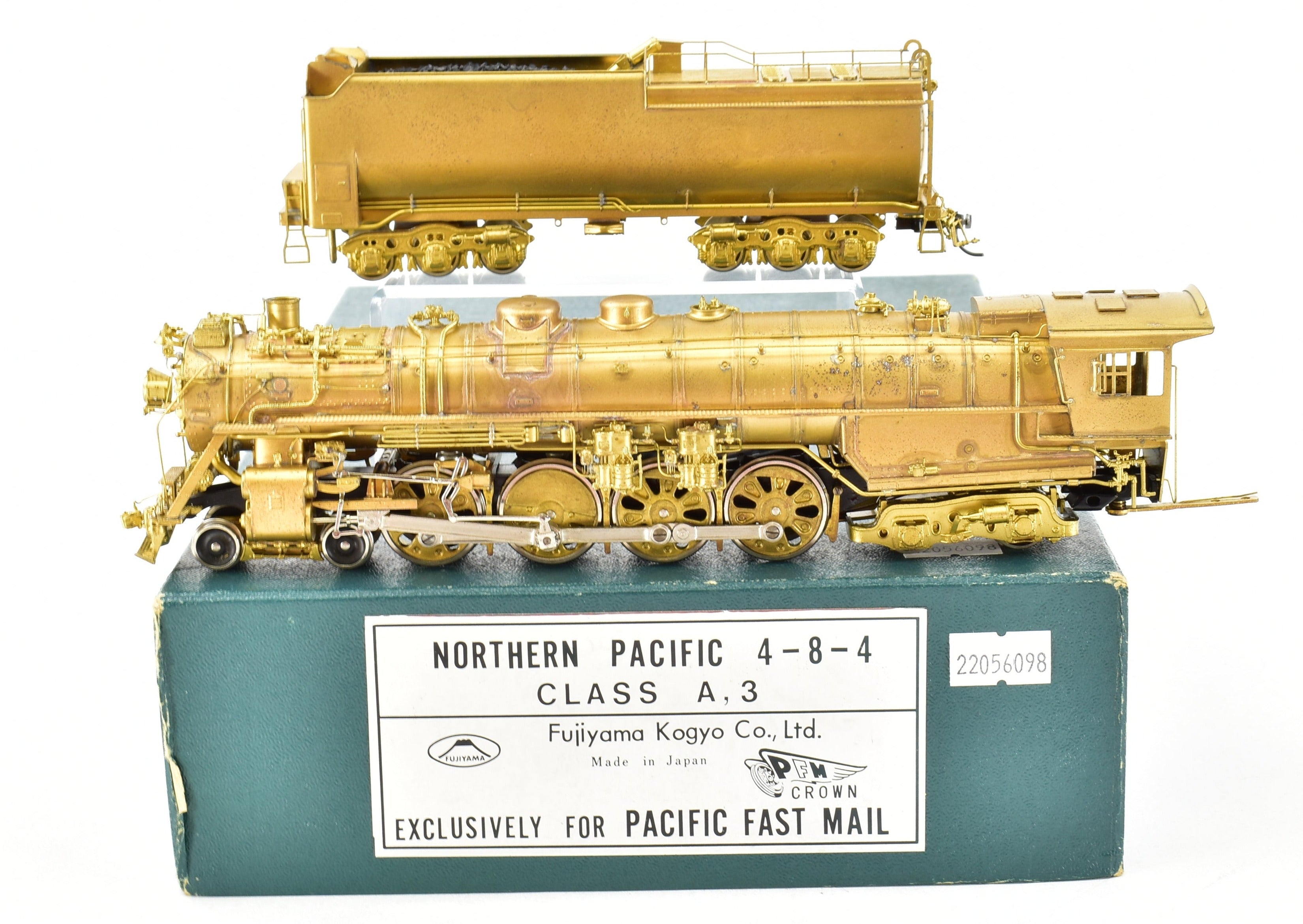 High - Quality HO Scale Brass PFM - Fujiyama Model Train of Northern Pacific 4 - 8 - 4 Class A - 3 from 1972 Initial Run