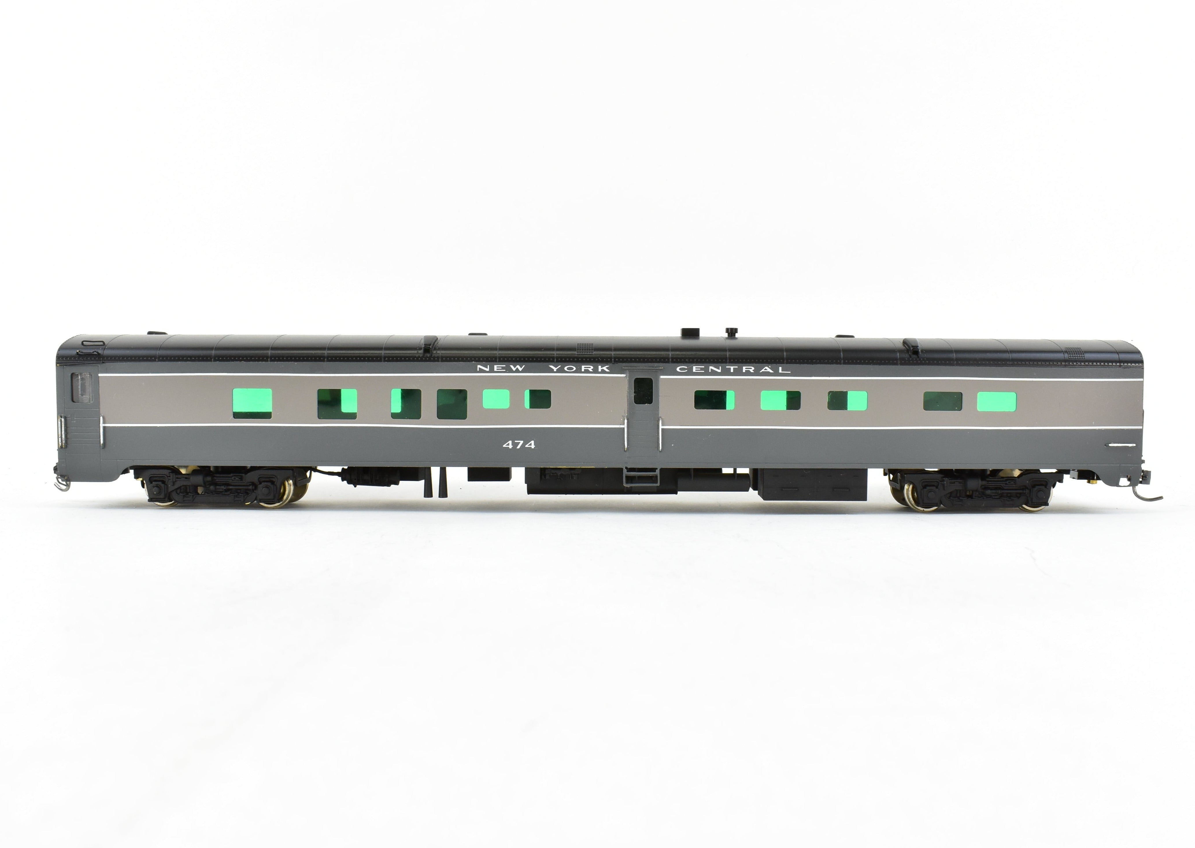 HO Scale Brass Soho NYC - New York Central #474 Custom Painted Kitchen Dormitory Car Model for Model Train Enthusiasts