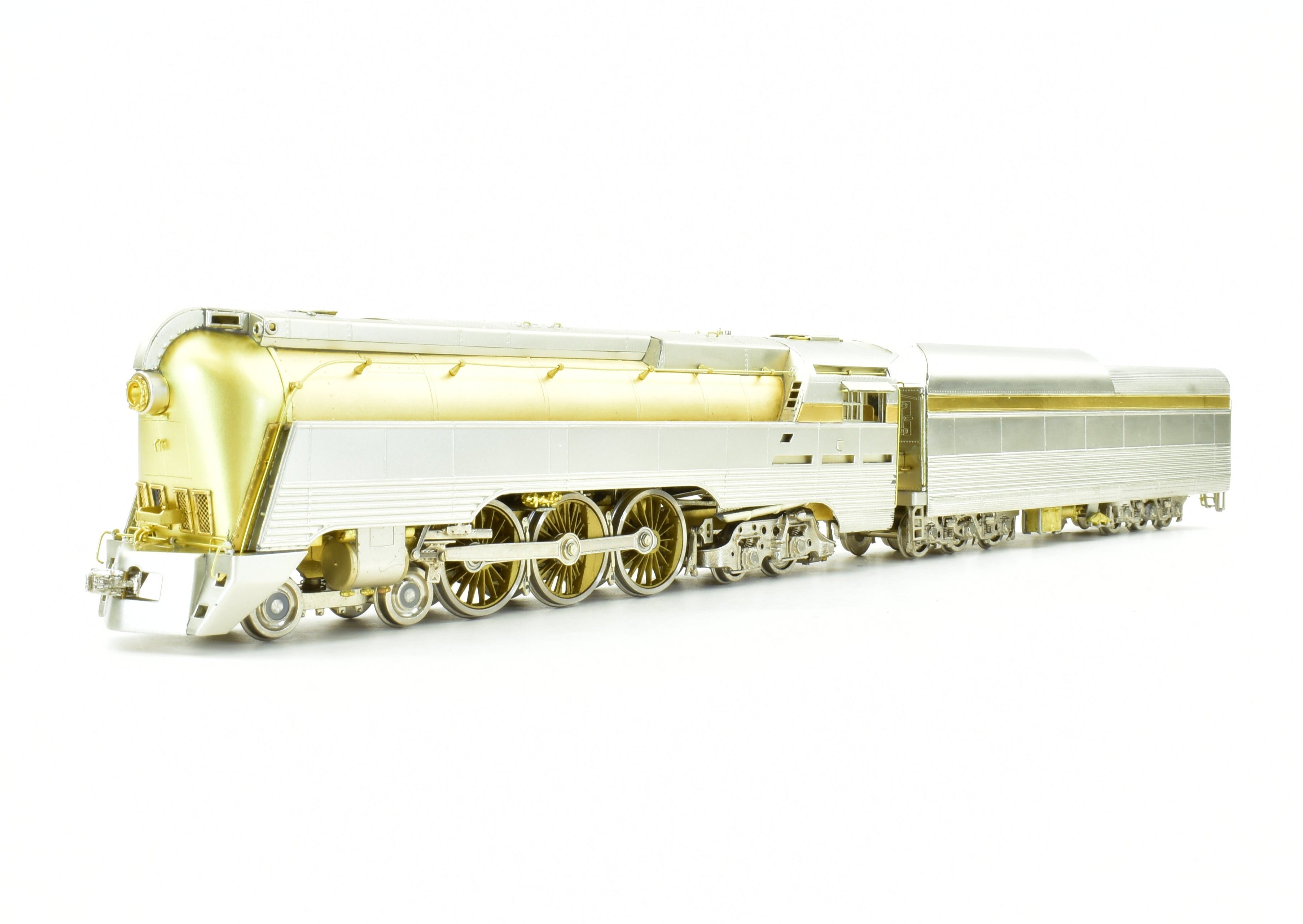 HO Scale Custom Brass Chesapeake & Ohio L-1 4-6-4 Streamlined Hudson Model Locomotive by NJ Custom Brass