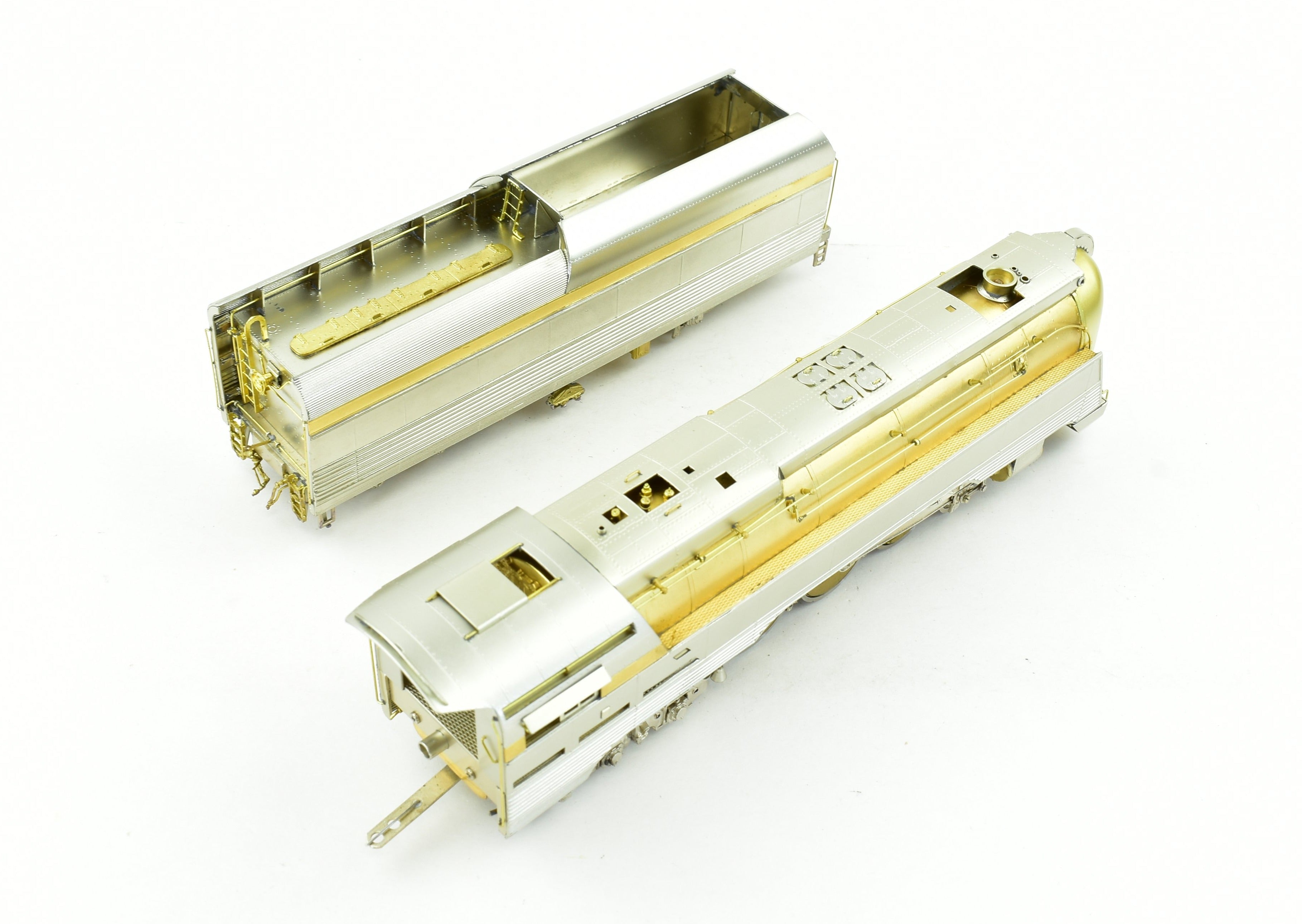 HO Scale Custom Brass Chesapeake & Ohio L-1 4-6-4 Streamlined Hudson Model Locomotive by NJ Custom Brass