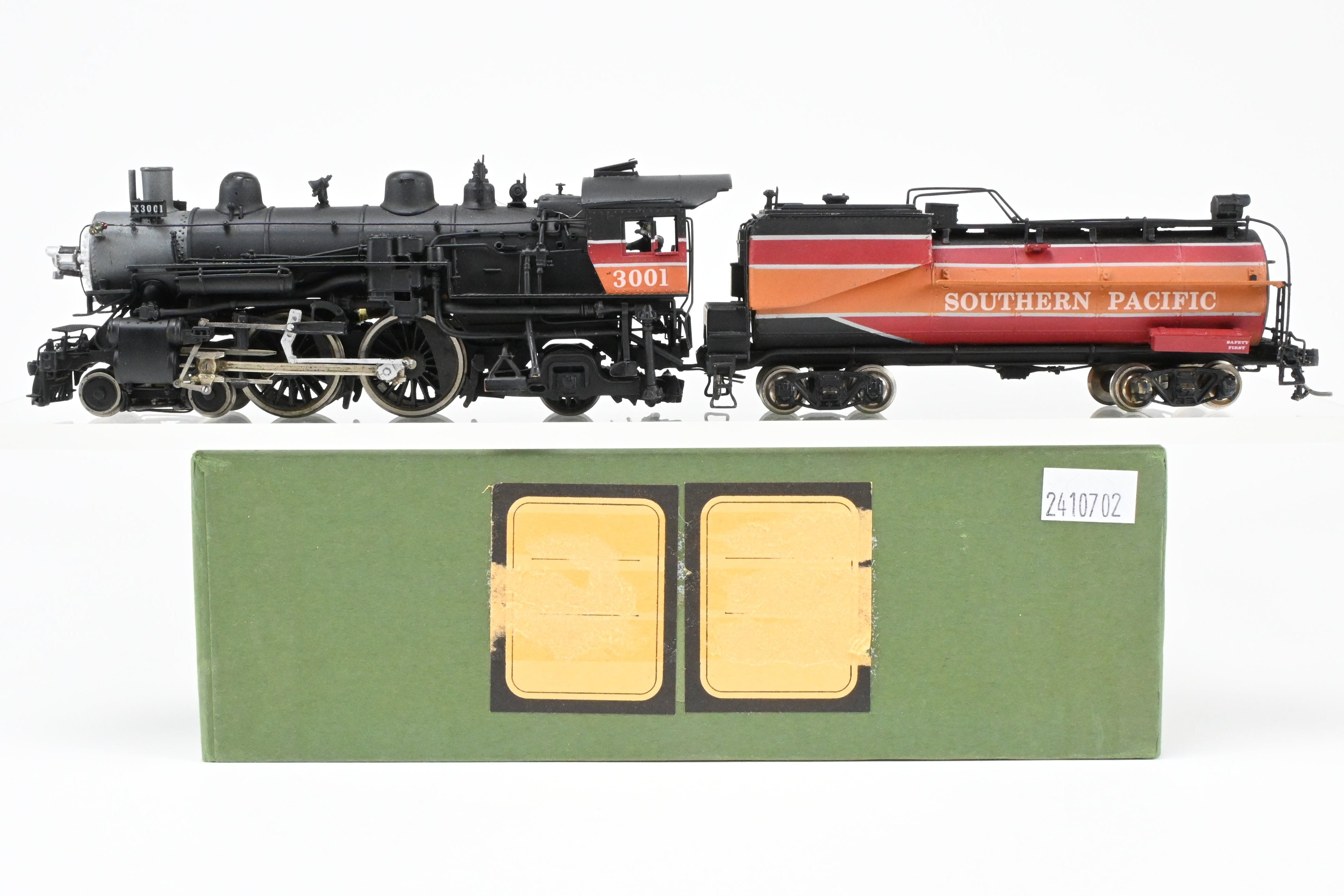 Custom-Built and Detailed HO Brass M.B. Austin SP A6 4-4-2 Atlantic No. 3001
