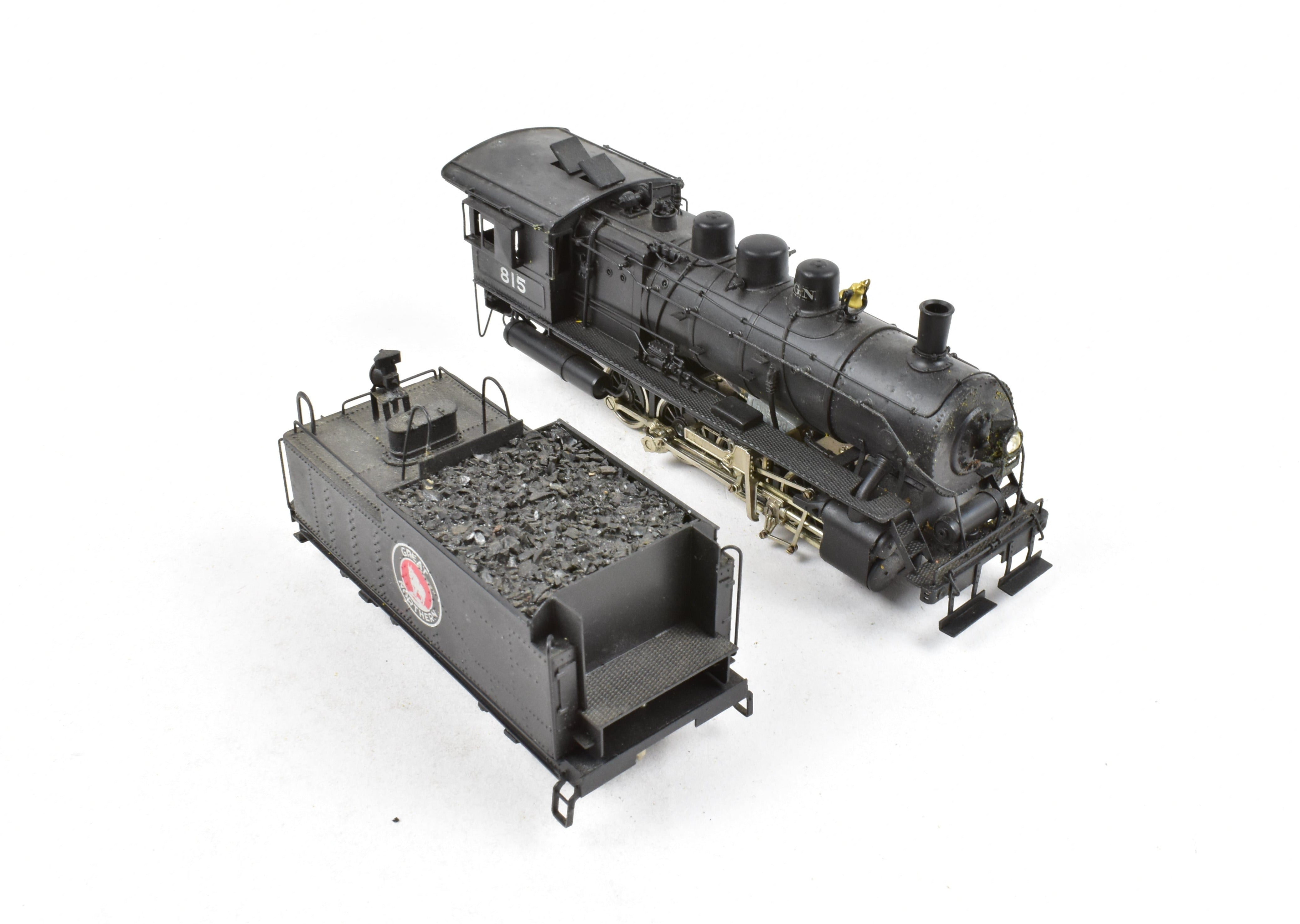 HO Scale Brass PFM - Tenshodo Great Northern C - 1 0 - 8 - 0 Factory - Painted Switcher with ReBoxx Foam