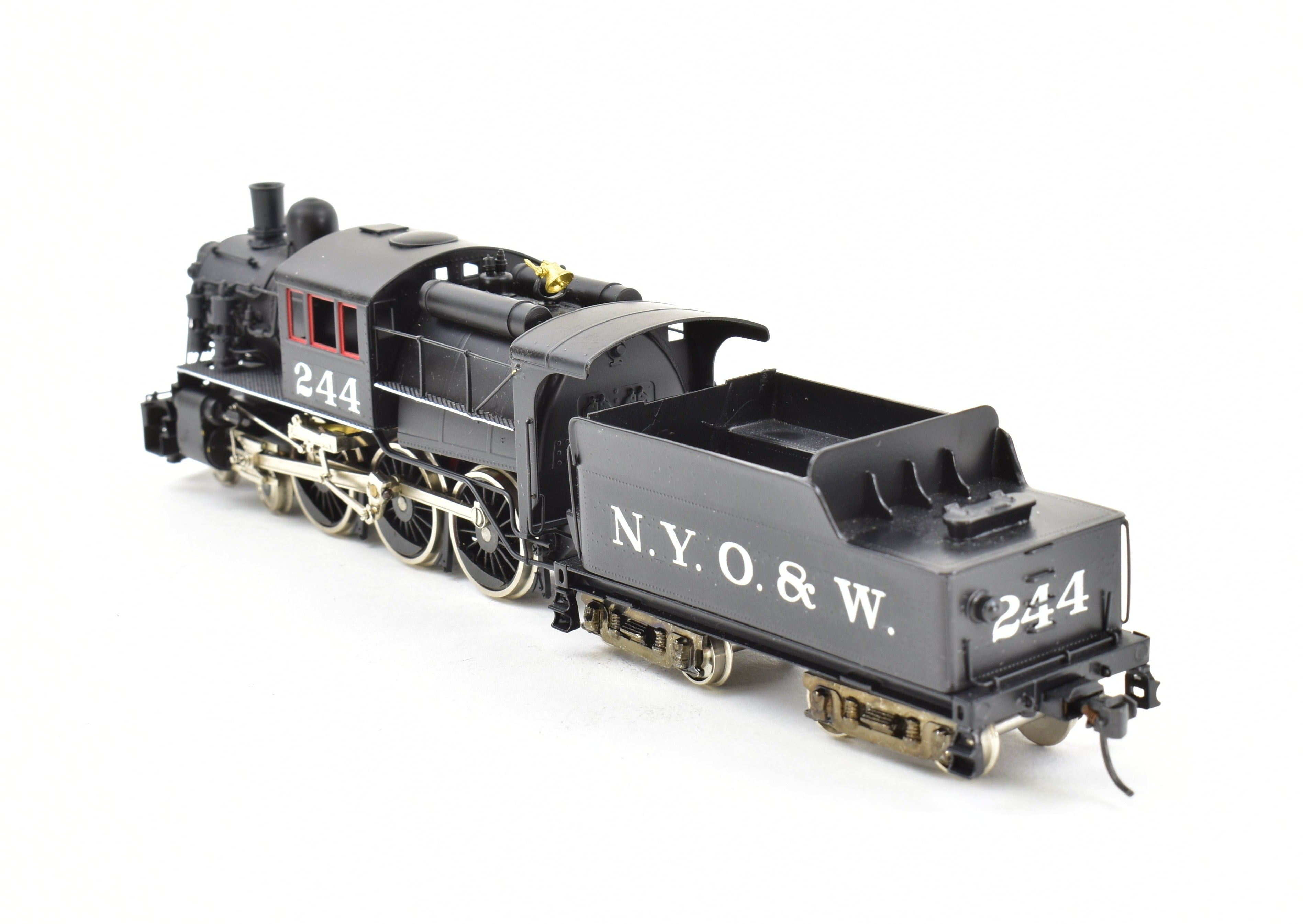 HO Scale Brass NPP Nickel - Plated New York Ontario & Western U - 1 4 - 6 - 0 Camelback Locomotive