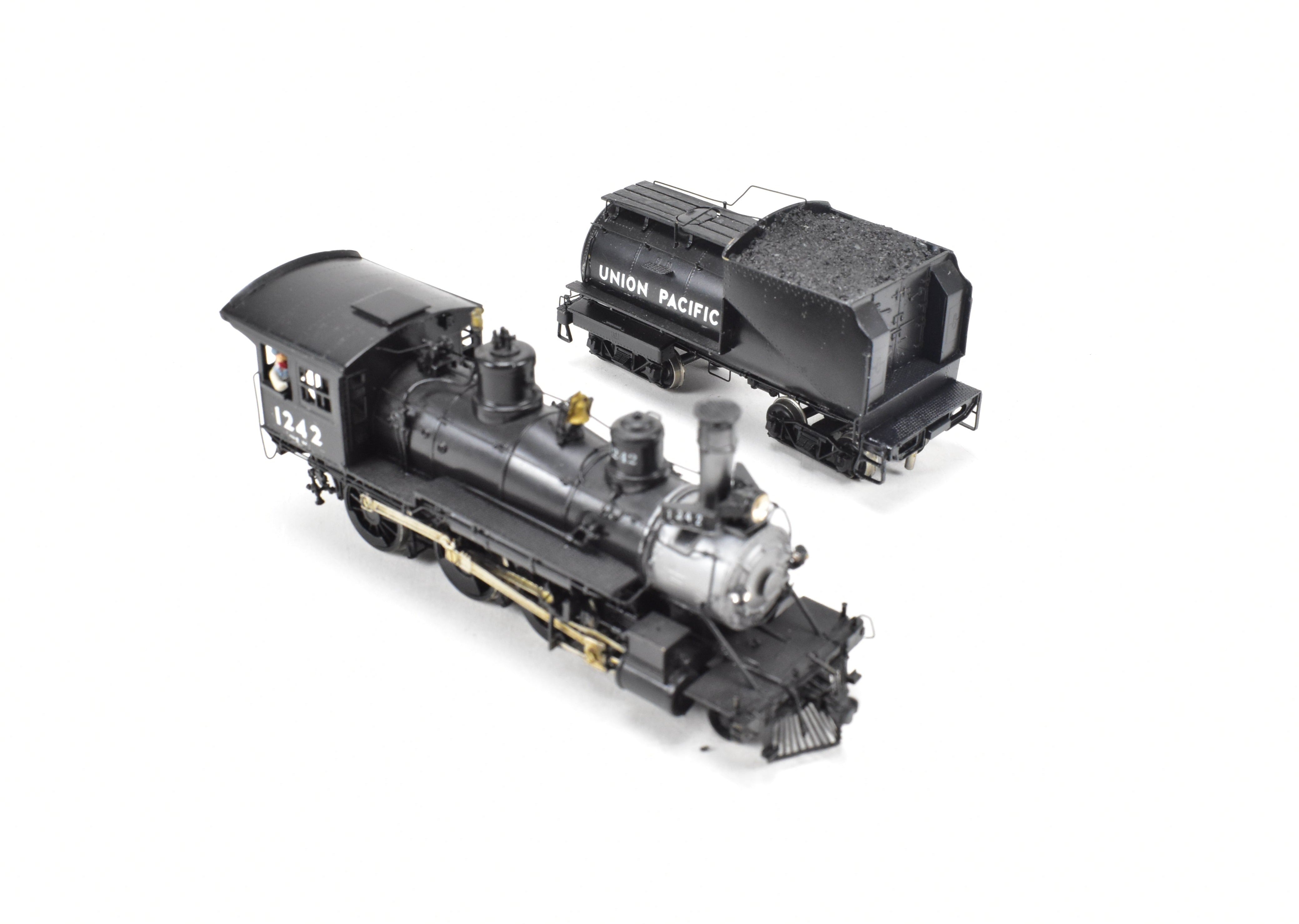 HO Scale Brass Model Train - Sunset Models Union Pacific 4-6-0 Locomotive 1242 in ReBoxx Packaging
