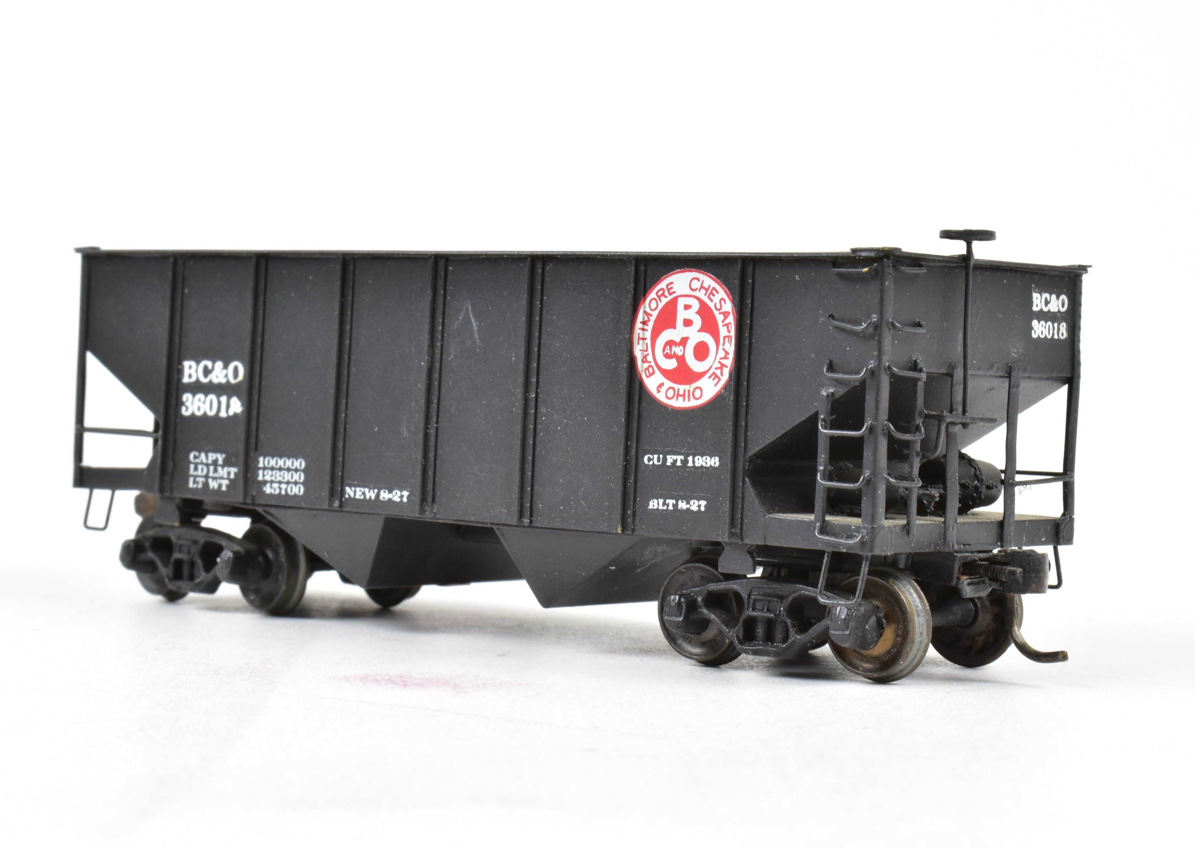 HO Scale Brass Model of NJ Custom Brass USRA - United States Railway Administration 55 - Ton Hopper for CP Private Road