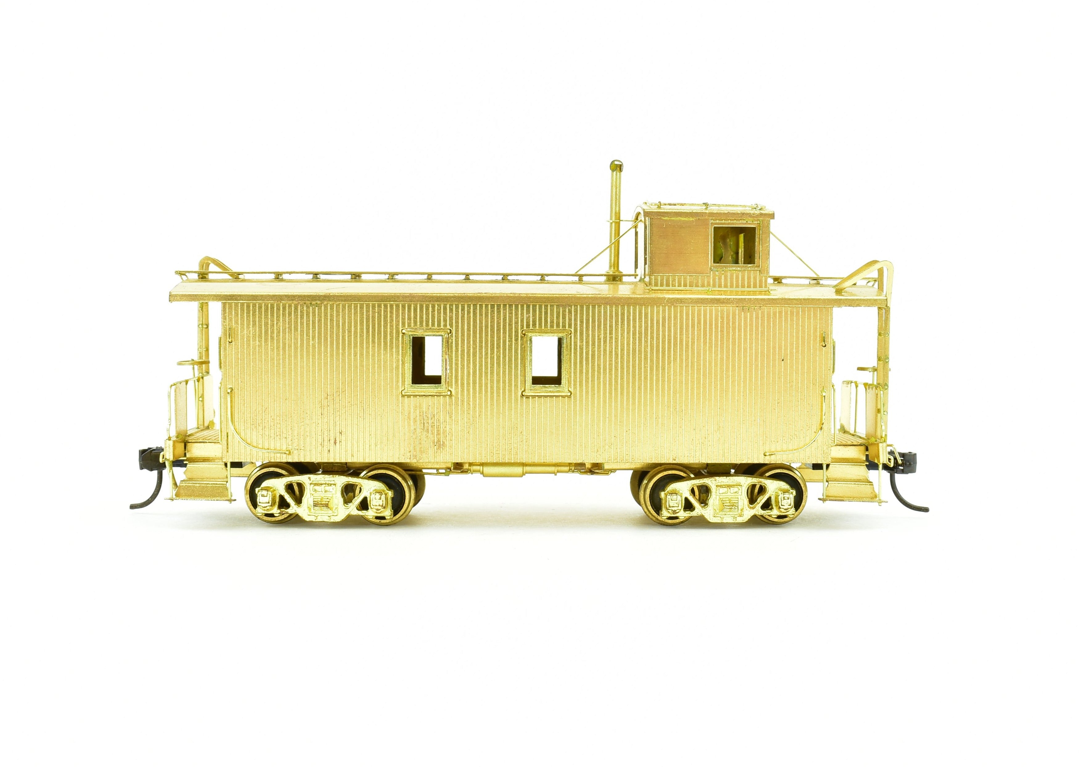 HO Scale Brass Model of Pacific Fast Mail (PFM) Canadian Pacific Railway Wood Caboose