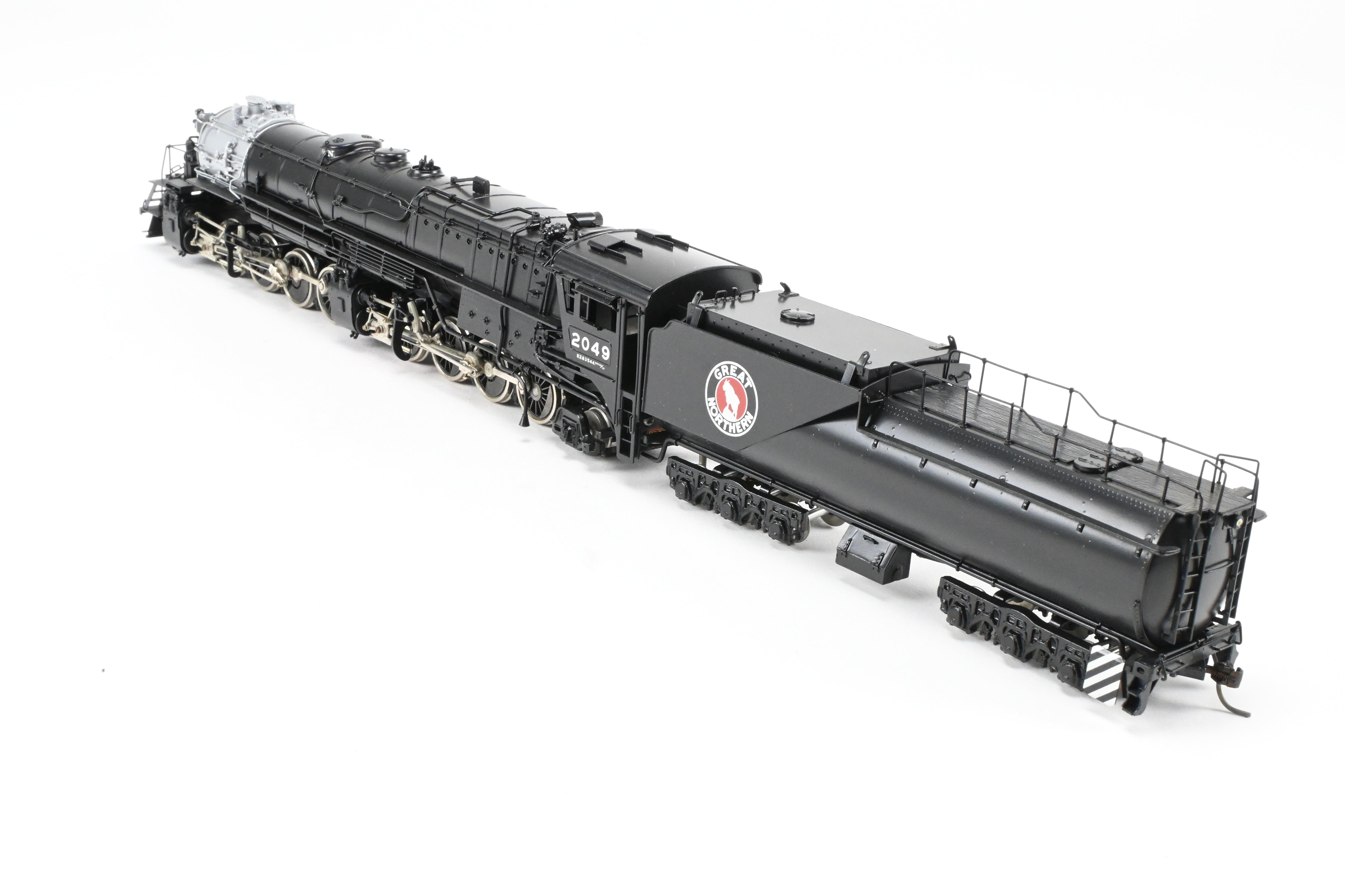 High - Quality HO Scale Brass PFM - Tenshodo GN Great Northern 2 - 8 - 8 - 2 Class R - 2 FP Model Train Engine, Road Number 2049, 1974 Run