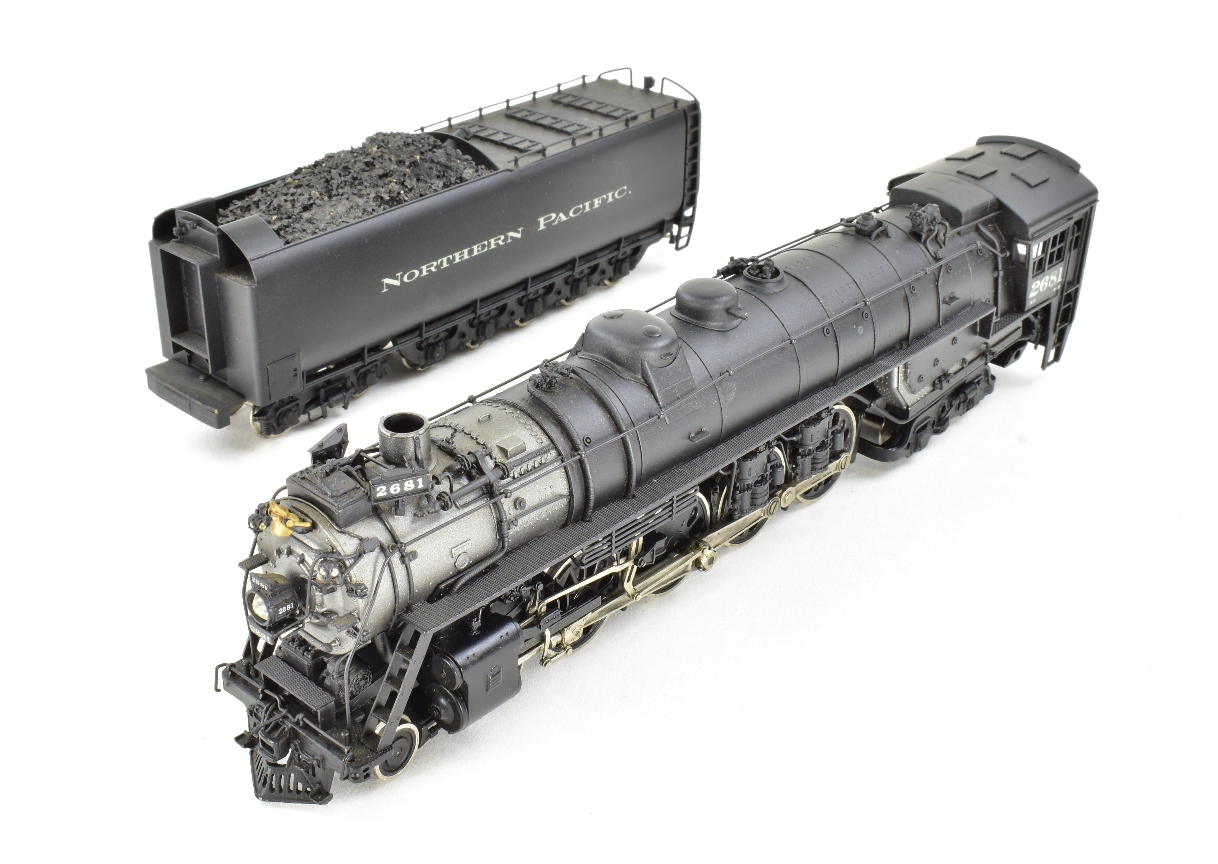 HO Scale Brass PFM - Fujiyama Northern Pacific 4-8-4 Class A-5 Model from 1972 Run with Custom Painting