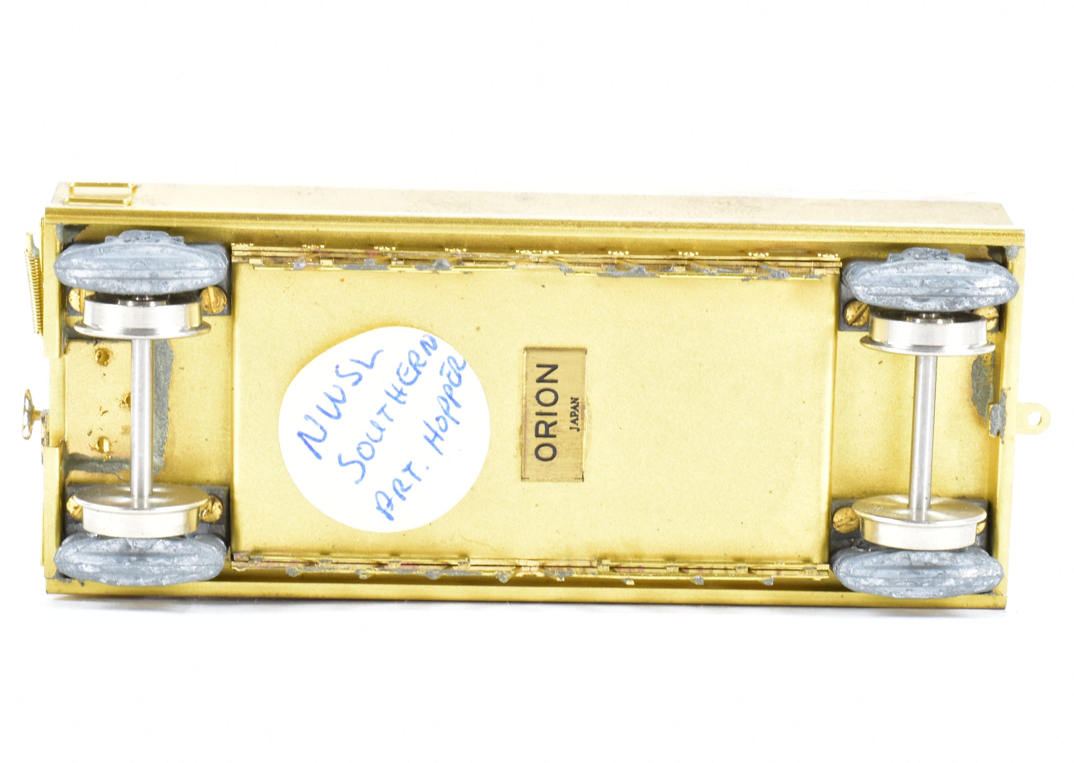 HO Brass 4-Unit Articulated Hopper Cars: NWSL & SOU Railway Models