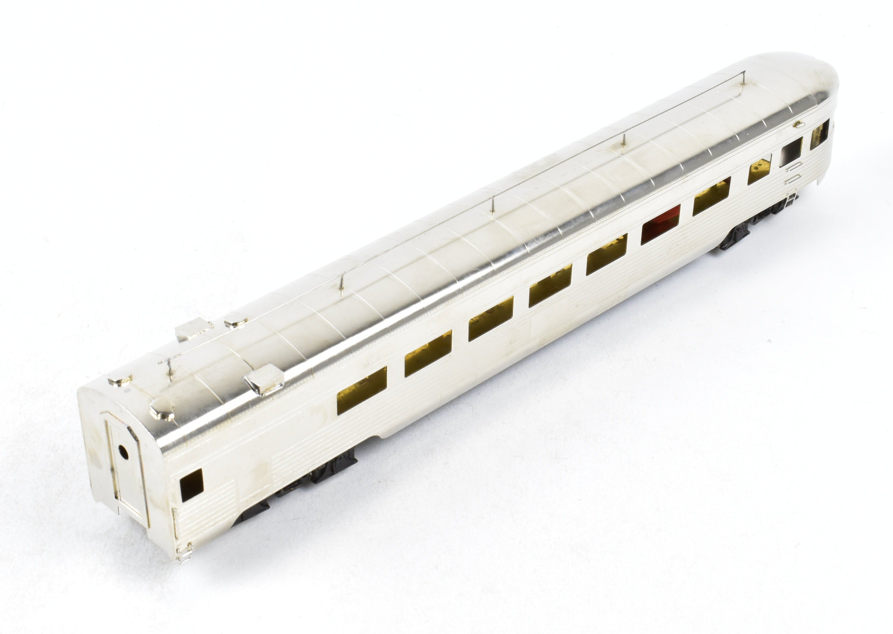 HO Scale Brass Soho Southern Pacific 79-Foot Observation Car with Corrugated Sides Model