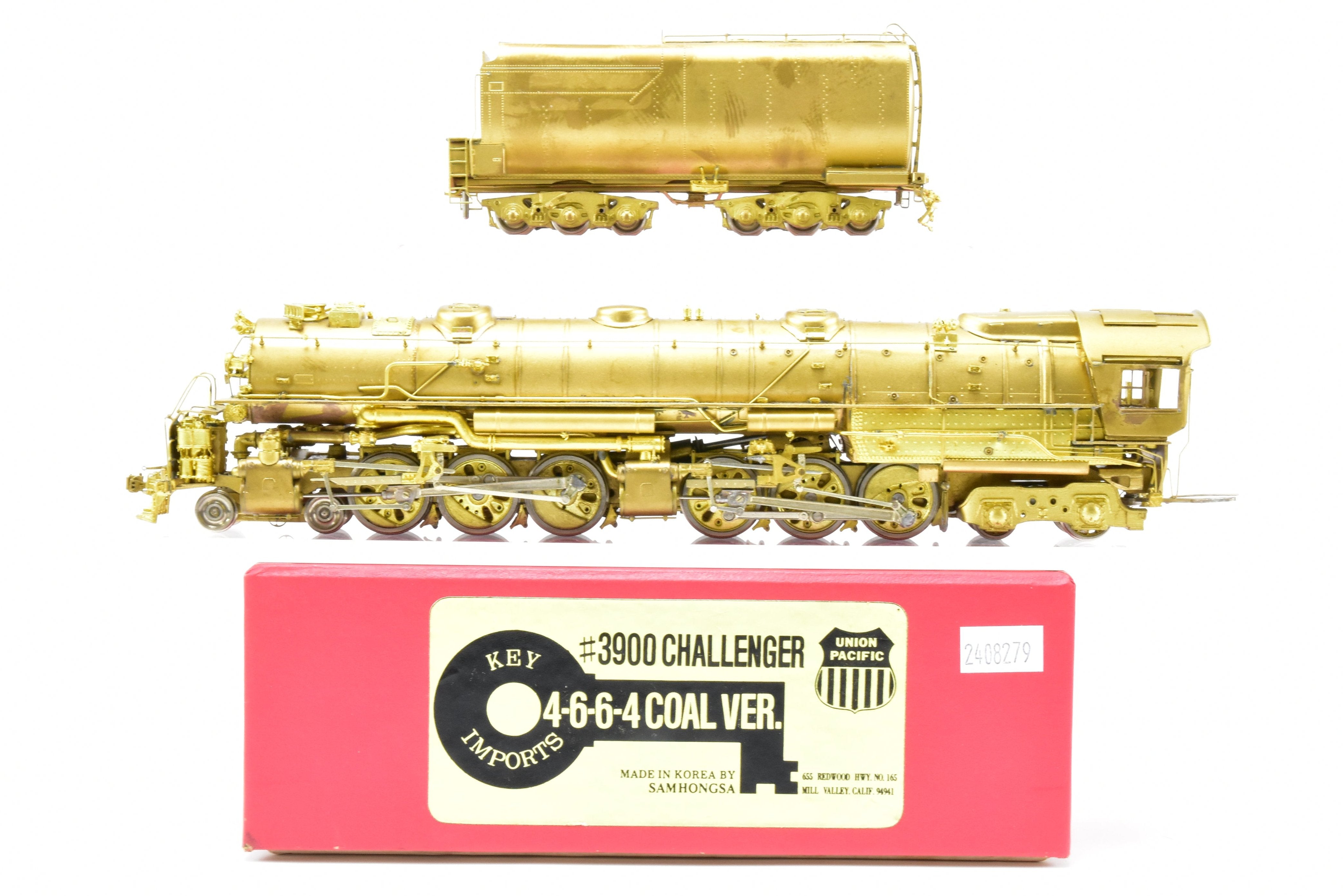 HO Union Pacific 3900 Class 4-6-6-4 Challenger Coal Version by Brass Key Imports