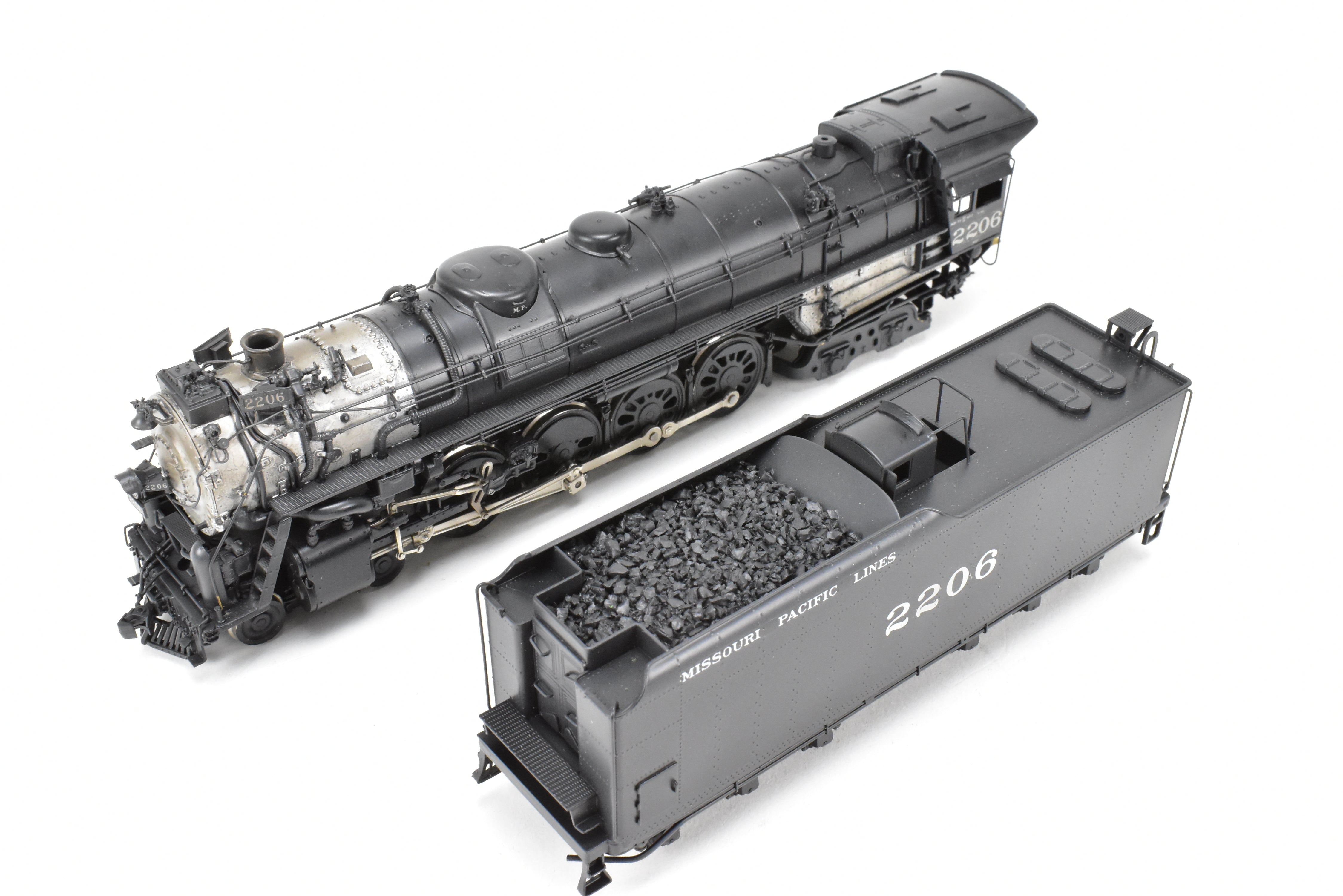 HO Brass PFM - Fujiyama Missouri Pacific 4-8-4 2200 Class #2206 Custom Painted by Joe G. Collias