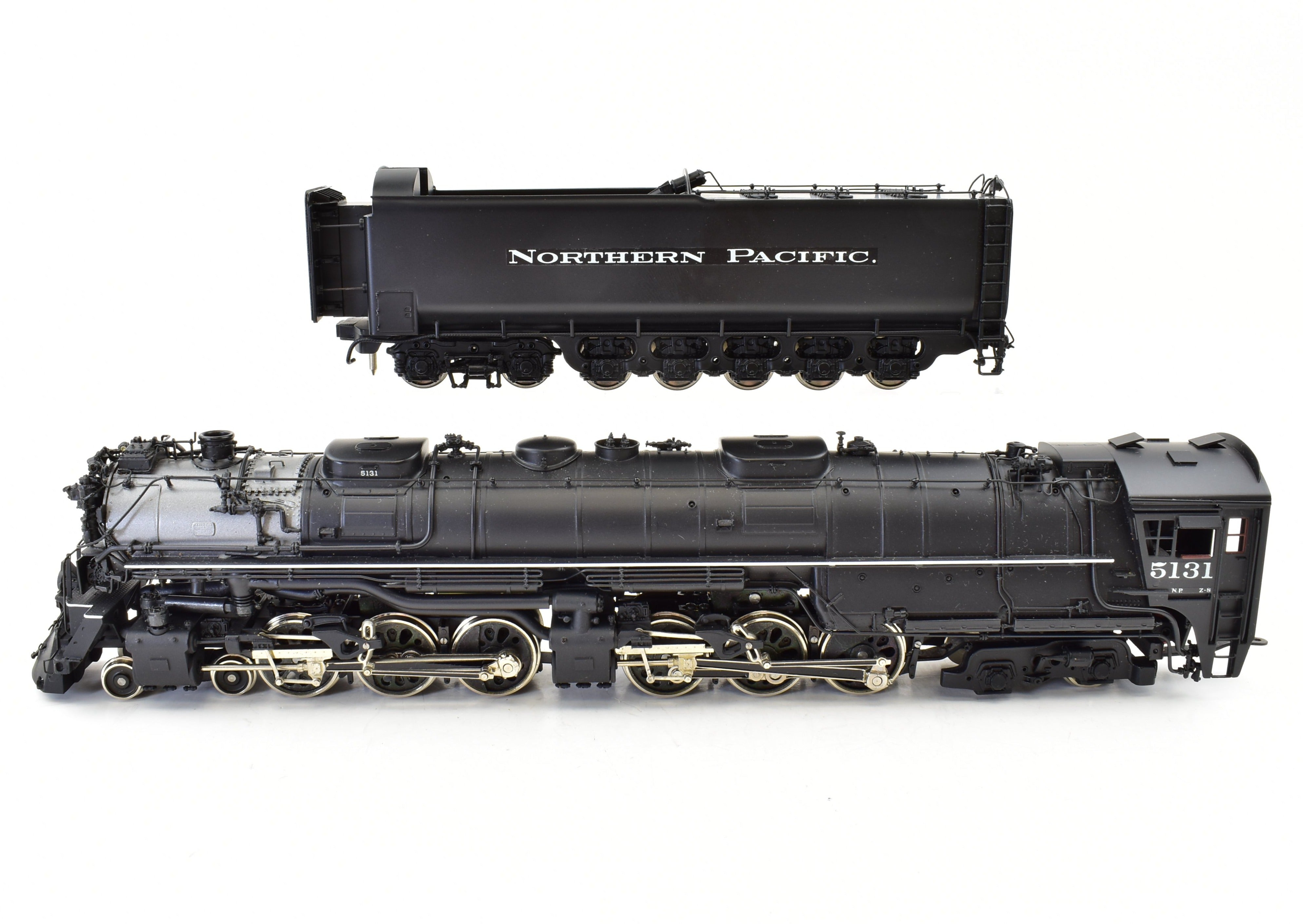 HO Scale Brass PFM - Tenshodo Northern Pacific Class Z - 8 4 - 6 - 6 - 4 Steam Locomotive Model from 1979 Run
