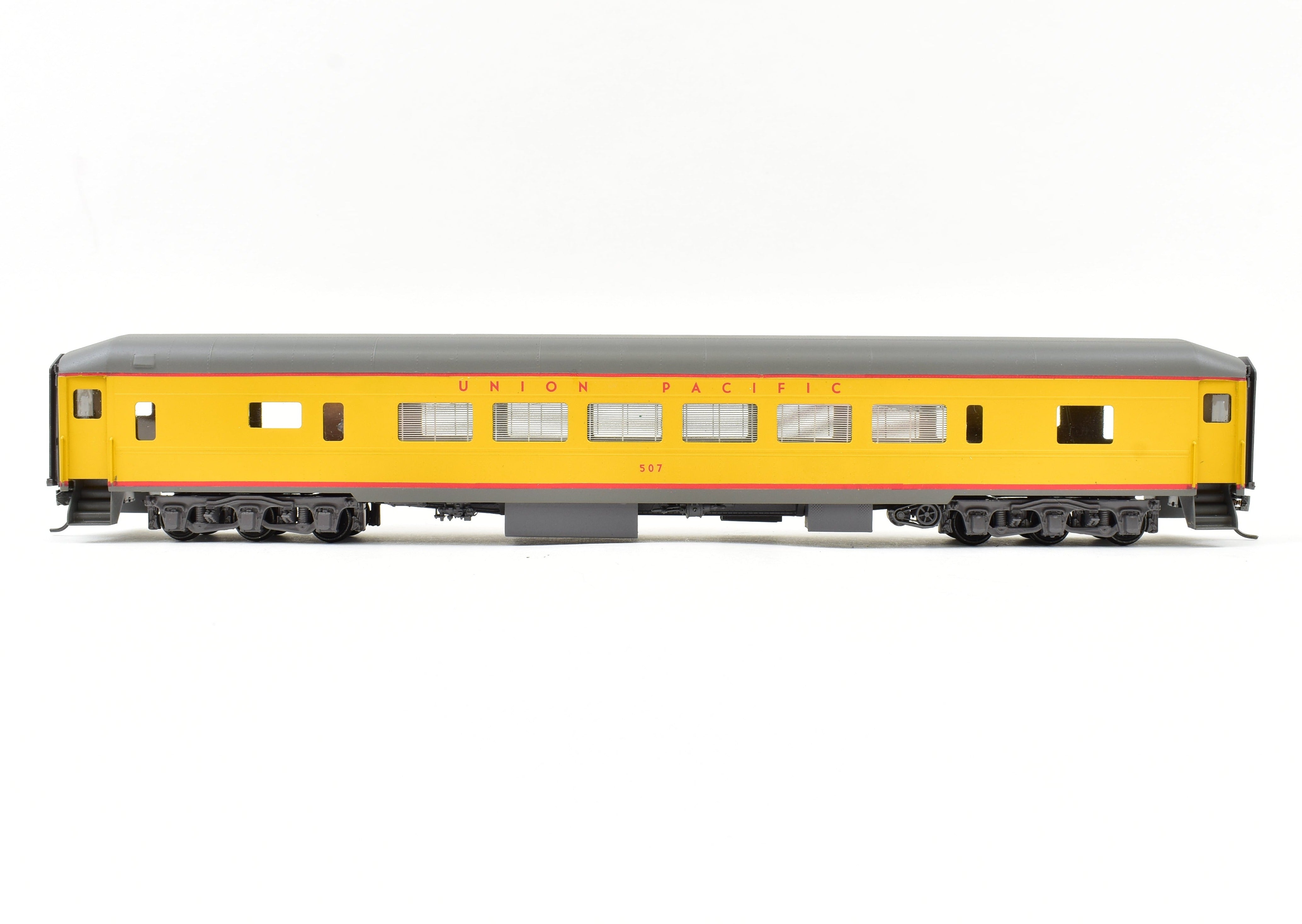 HO Scale Brass Nickel Plate Products (NPP) Union Pacific Chair Car Model No. 507 with Custom Professional Painting