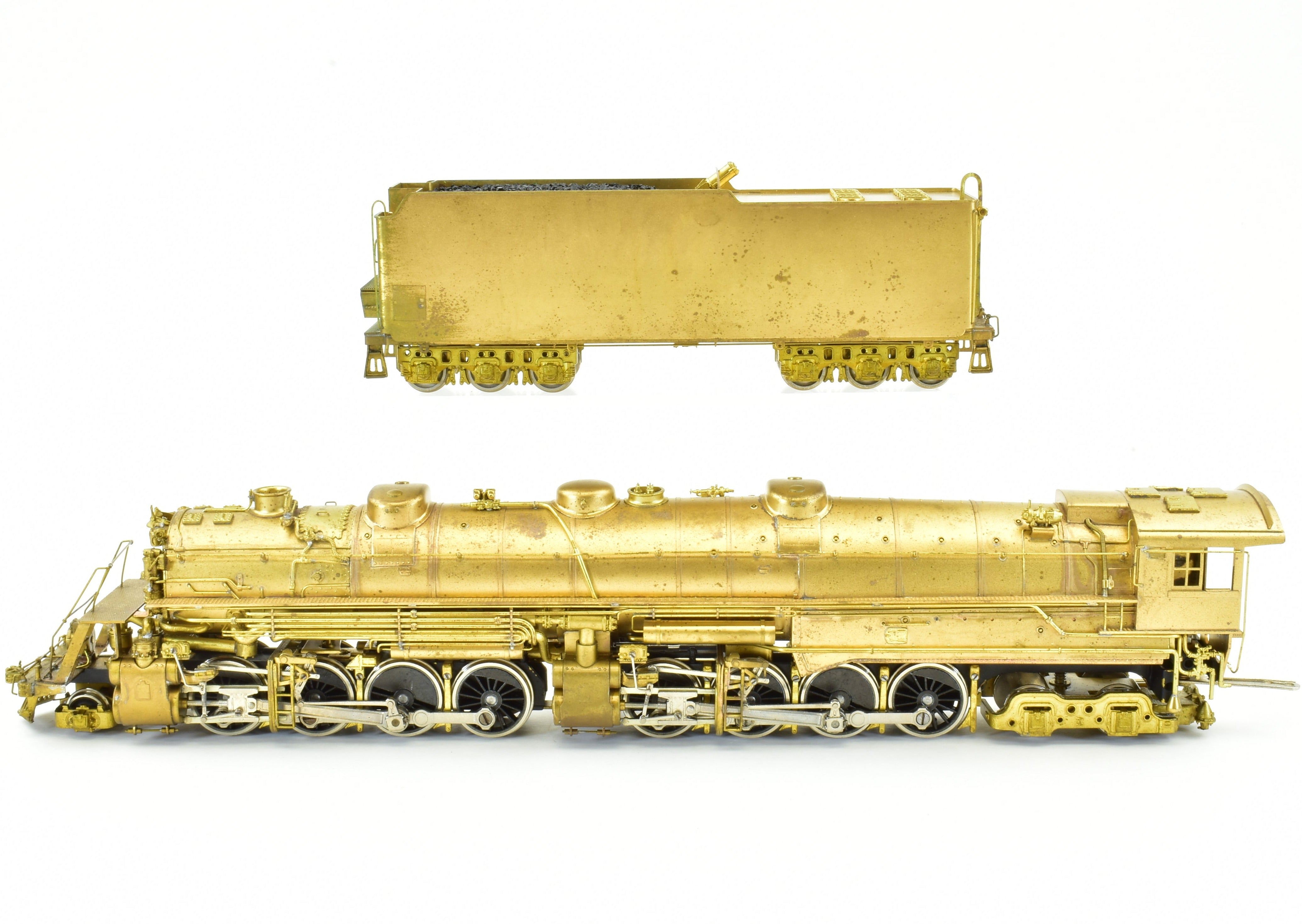 HO Scale Brass Model Train - PFM Fujiyama Northern Pacific Class Z - 5 2 - 8 - 8 - 4 Locomotive from 1969 Run with Crown Design