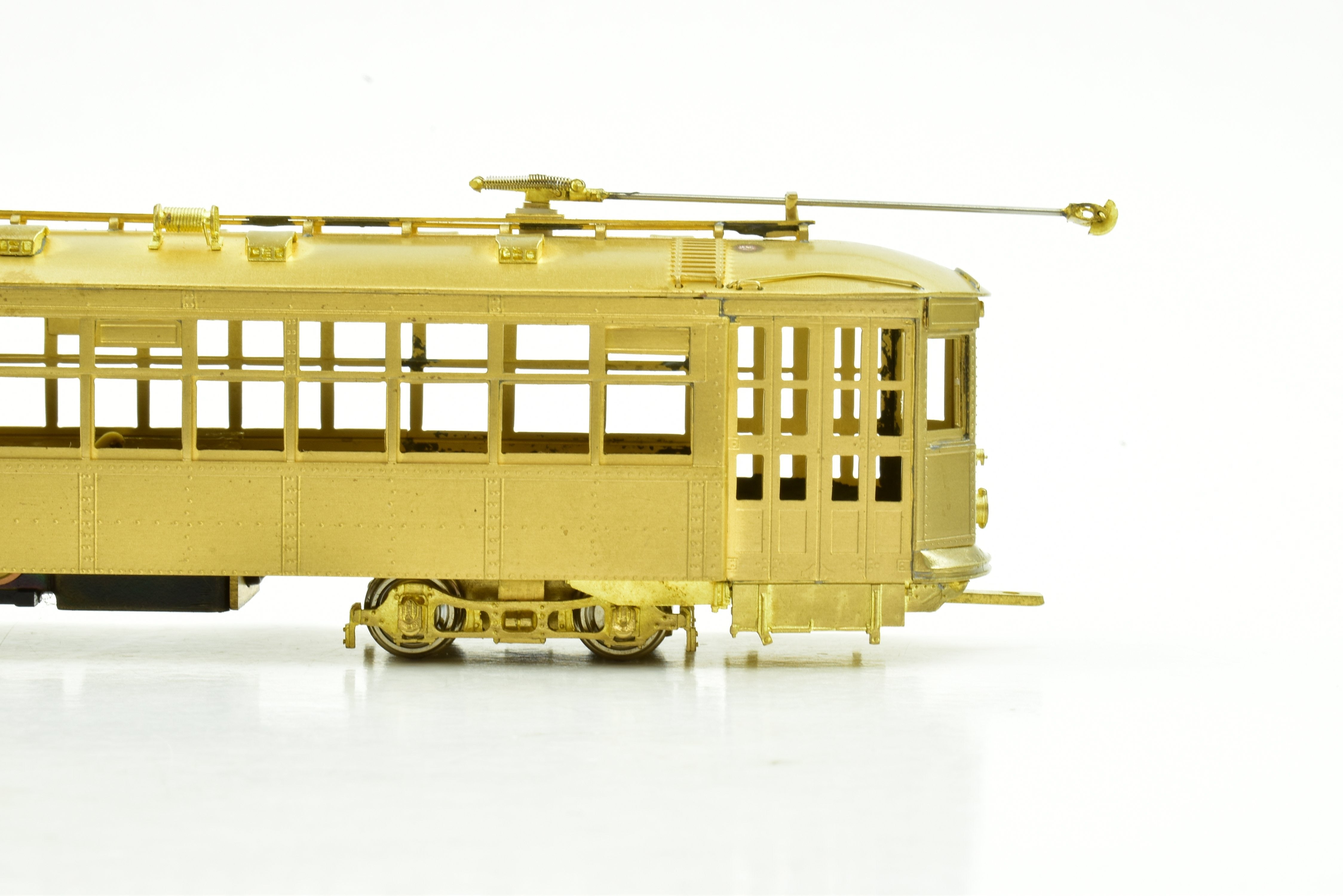 HO Scale Brass MTS Traction BER - 1929 Modified Boston Elevated Railway Type 5 Streetcar