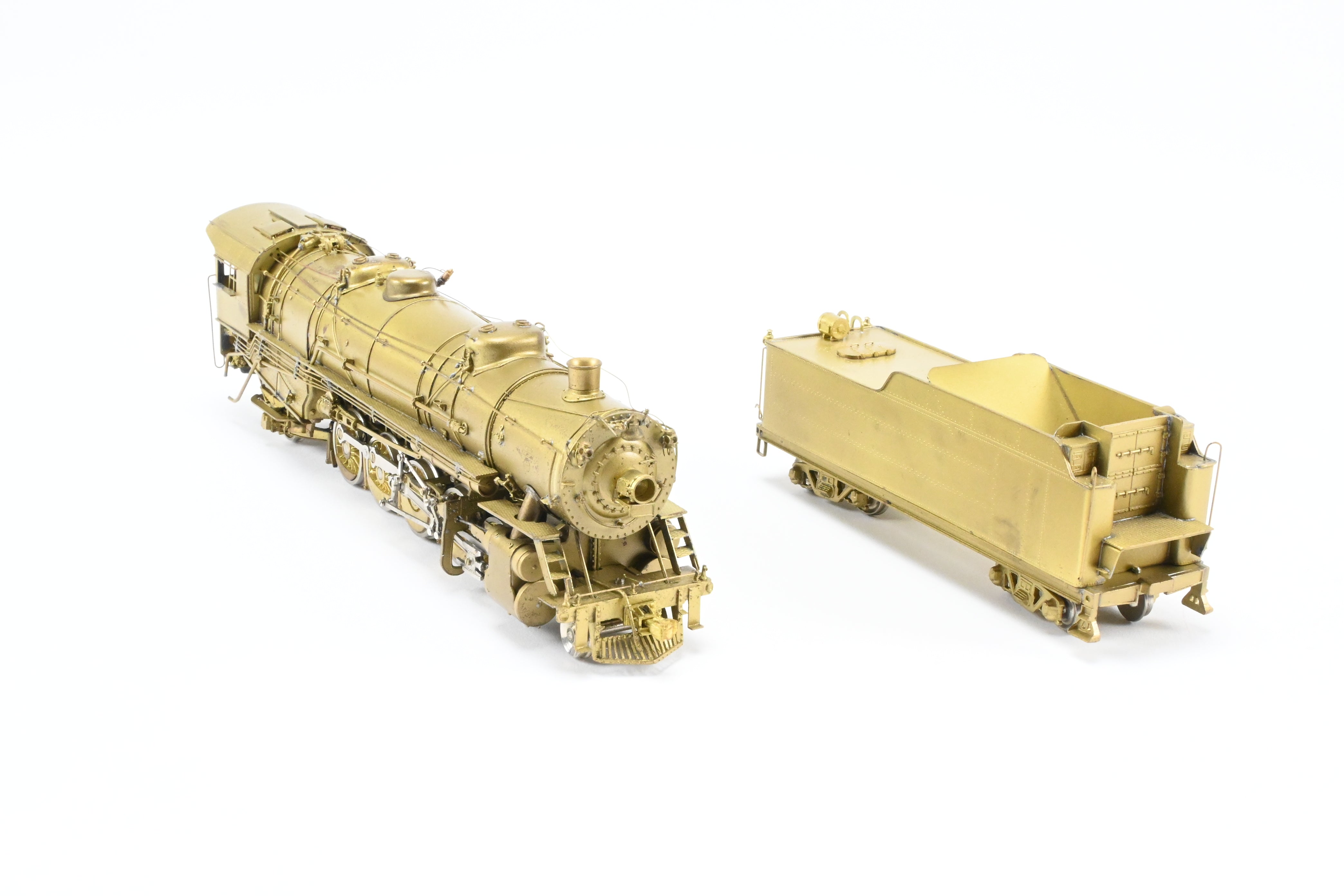 HO Scale USRA 2-10-2 Heavy Brass Model by Key Imports, 1970s