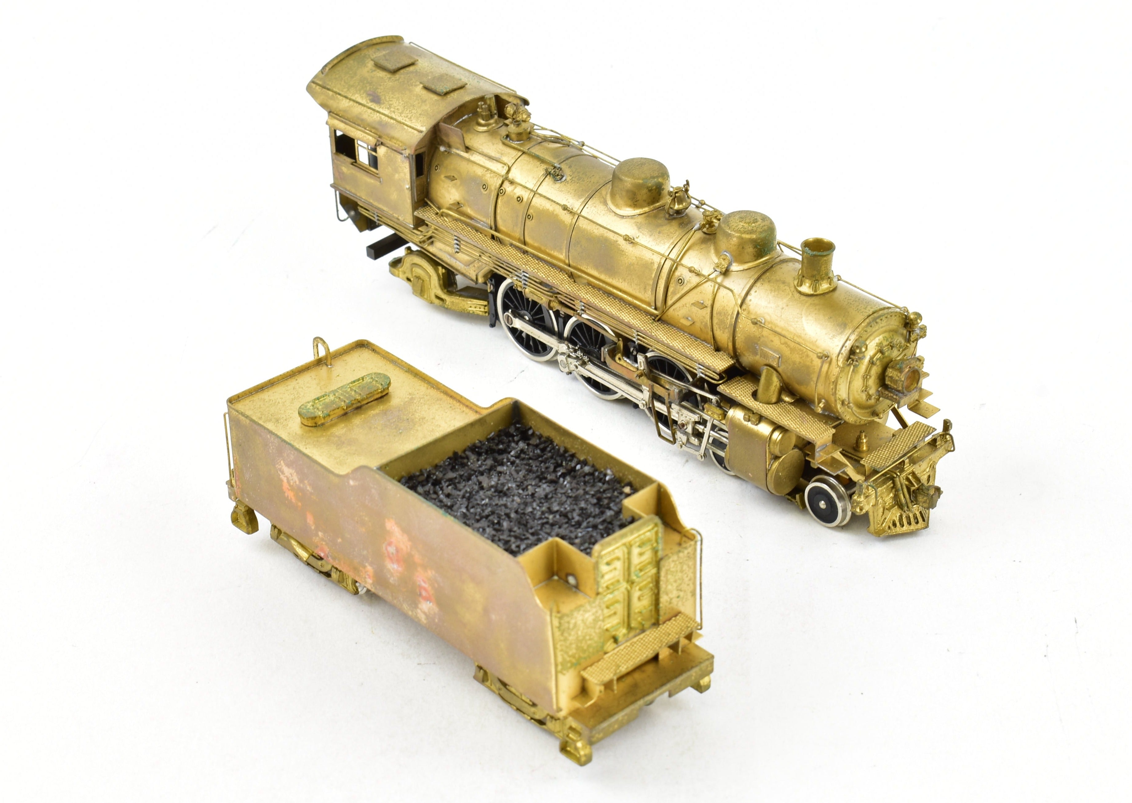 HO Scale Brass Model Train - Northwest Short Line (NWSL) and Northern Pacific (NP) Class Q - 6 4 - 6 - 2 Pacific Steam Locomotive Replica