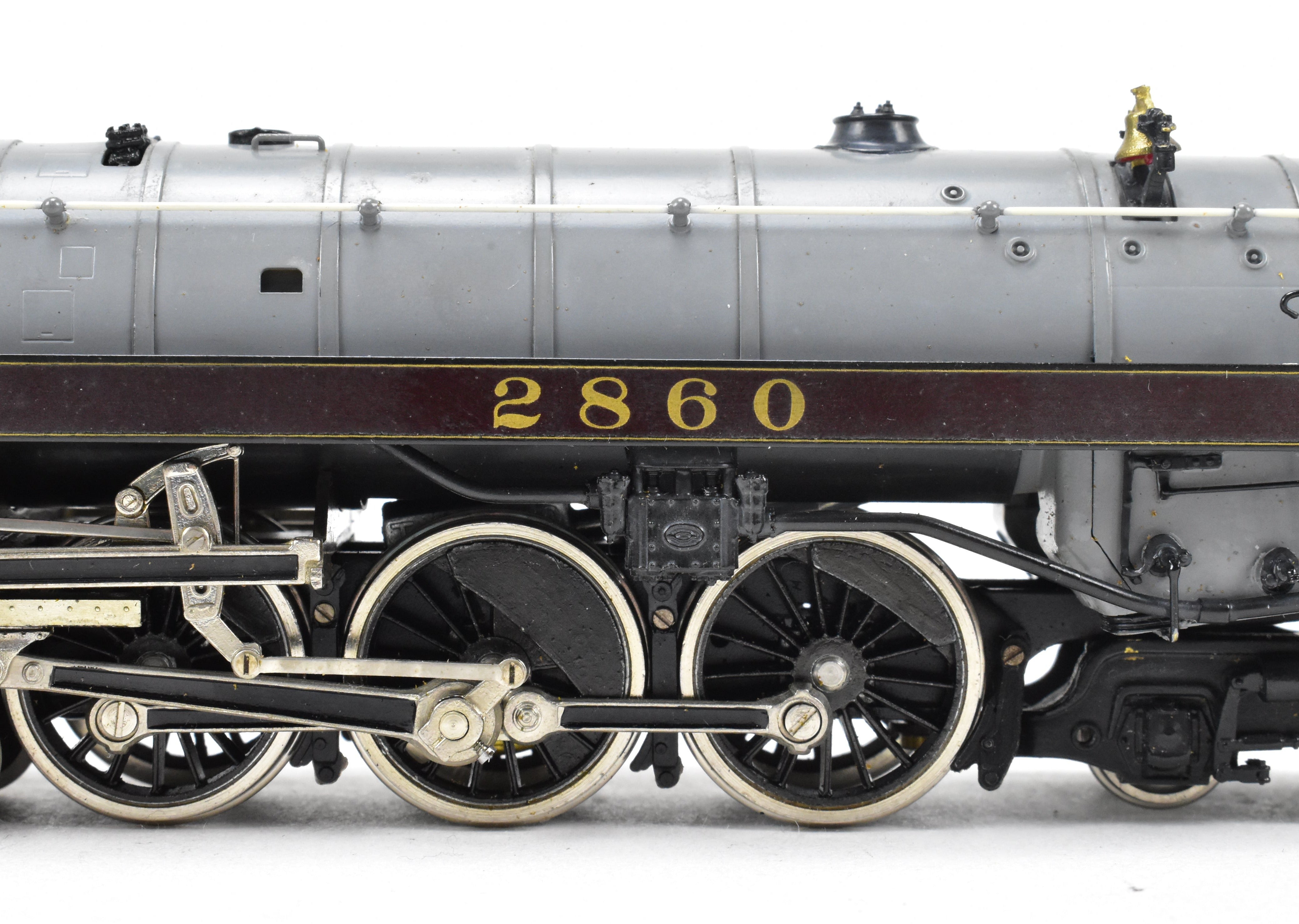 HO Scale Brass PFM - Tenshodo CPR Canadian Pacific H-1e #2860 Royal Hudson Factory Painted Model