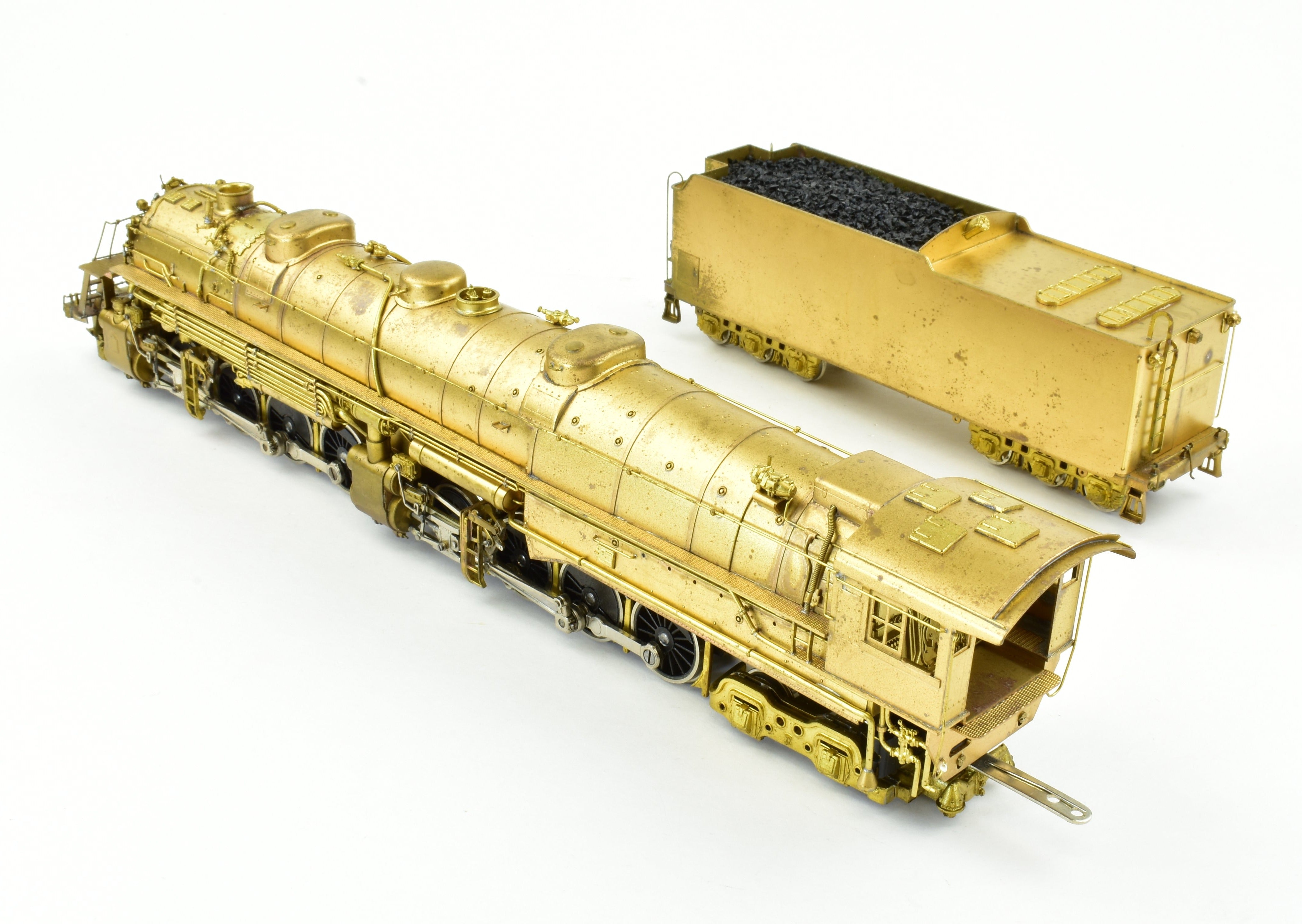HO Scale Brass Model Train - PFM Fujiyama Northern Pacific Class Z - 5 2 - 8 - 8 - 4 Locomotive from 1969 Run with Crown Design