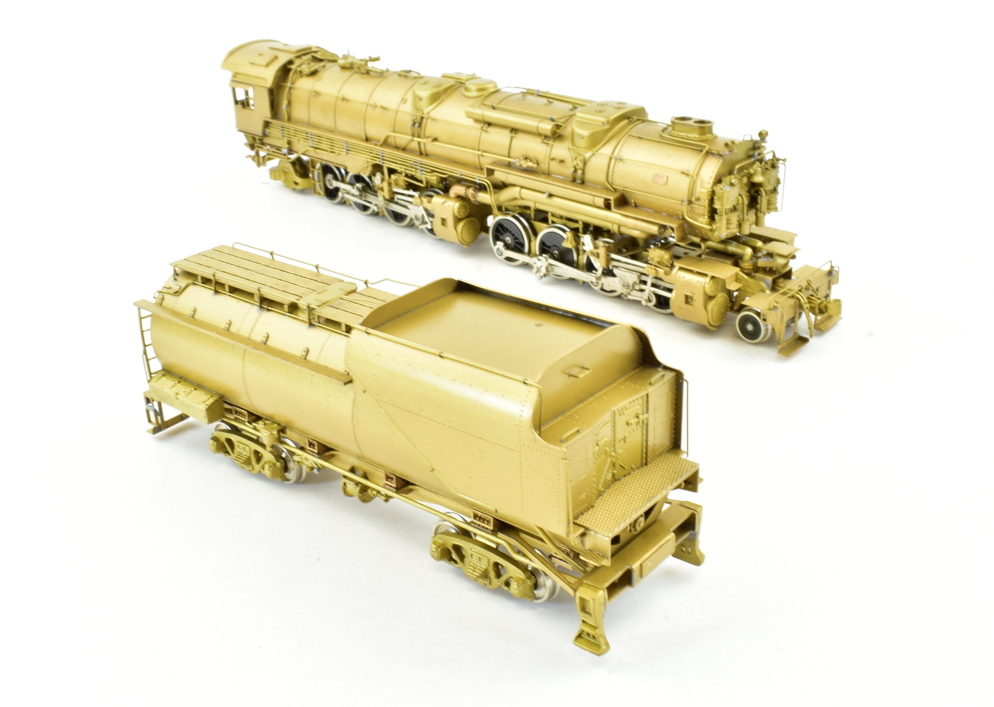 HO Scale Custom Brass Model Train - Richmond Fredericksburg & Potomac 2-8-8-2 Royale Series (Ex C&O H7) by NJ Custom Brass